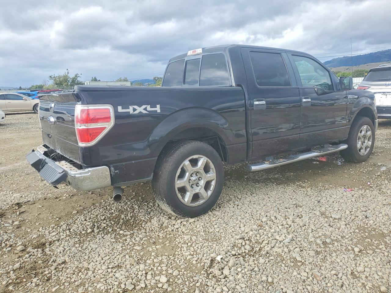 2009 Ford F150 Supercrew Black vin: 1FTPW14V99FA54237