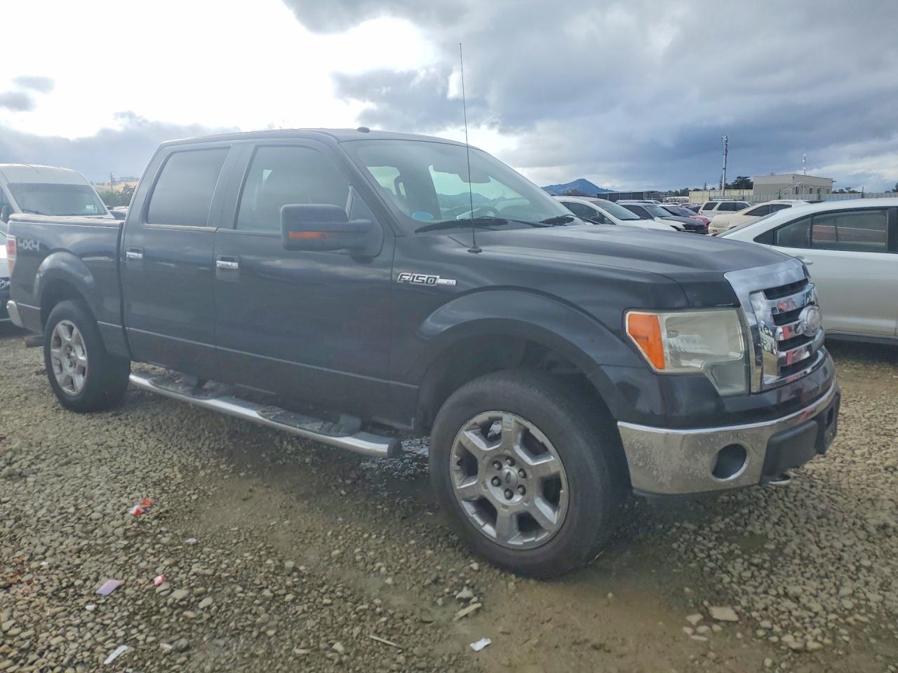 2009 Ford F150 Supercrew Black vin: 1FTPW14V99FA54237