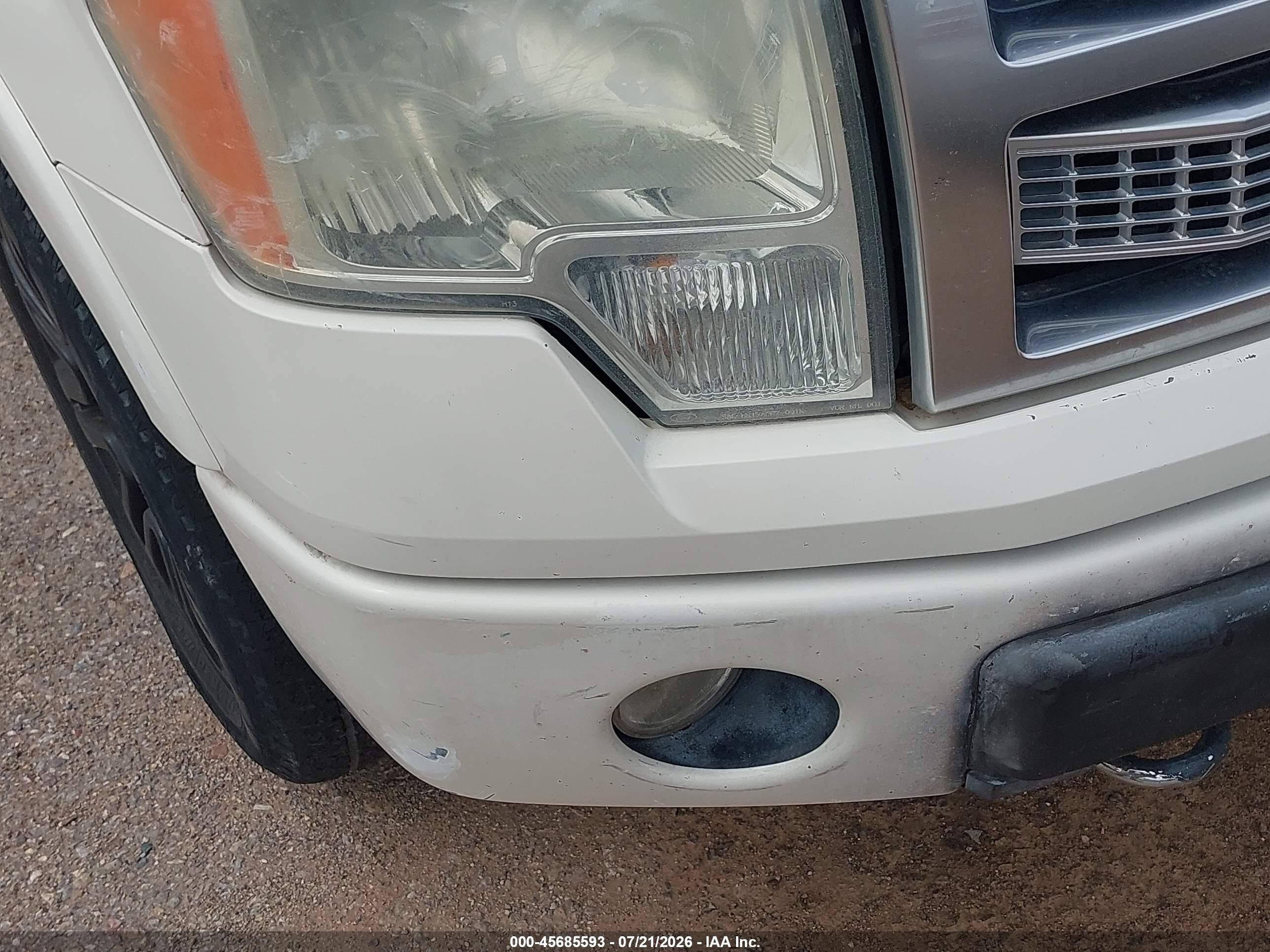 2009 Ford F-150 Platinum Cream vin: 1FTPW14V99FA60653