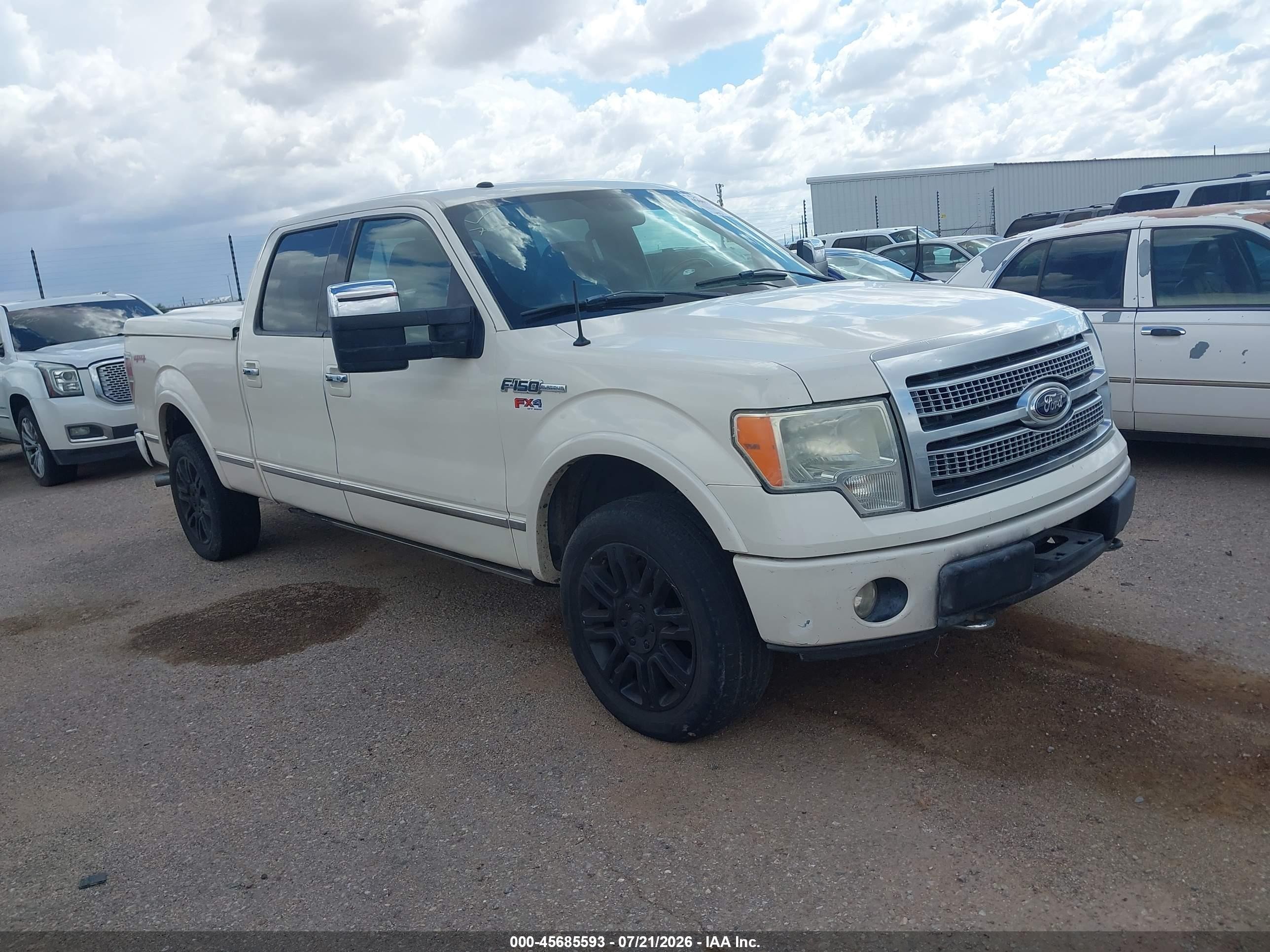 2009 Ford F-150 Platinum Cream vin: 1FTPW14V99FA60653