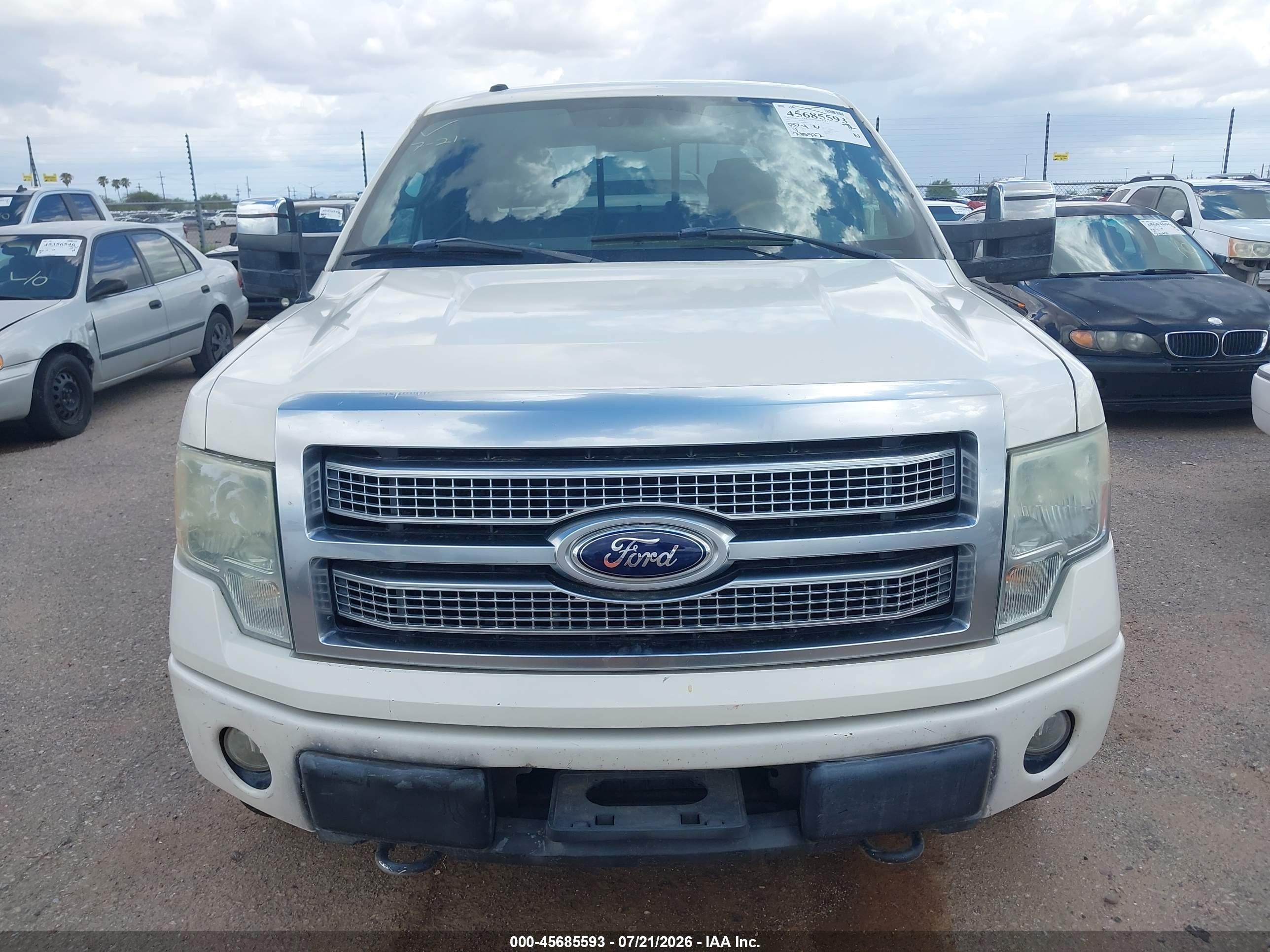 2009 Ford F-150 Platinum Cream vin: 1FTPW14V99FA60653