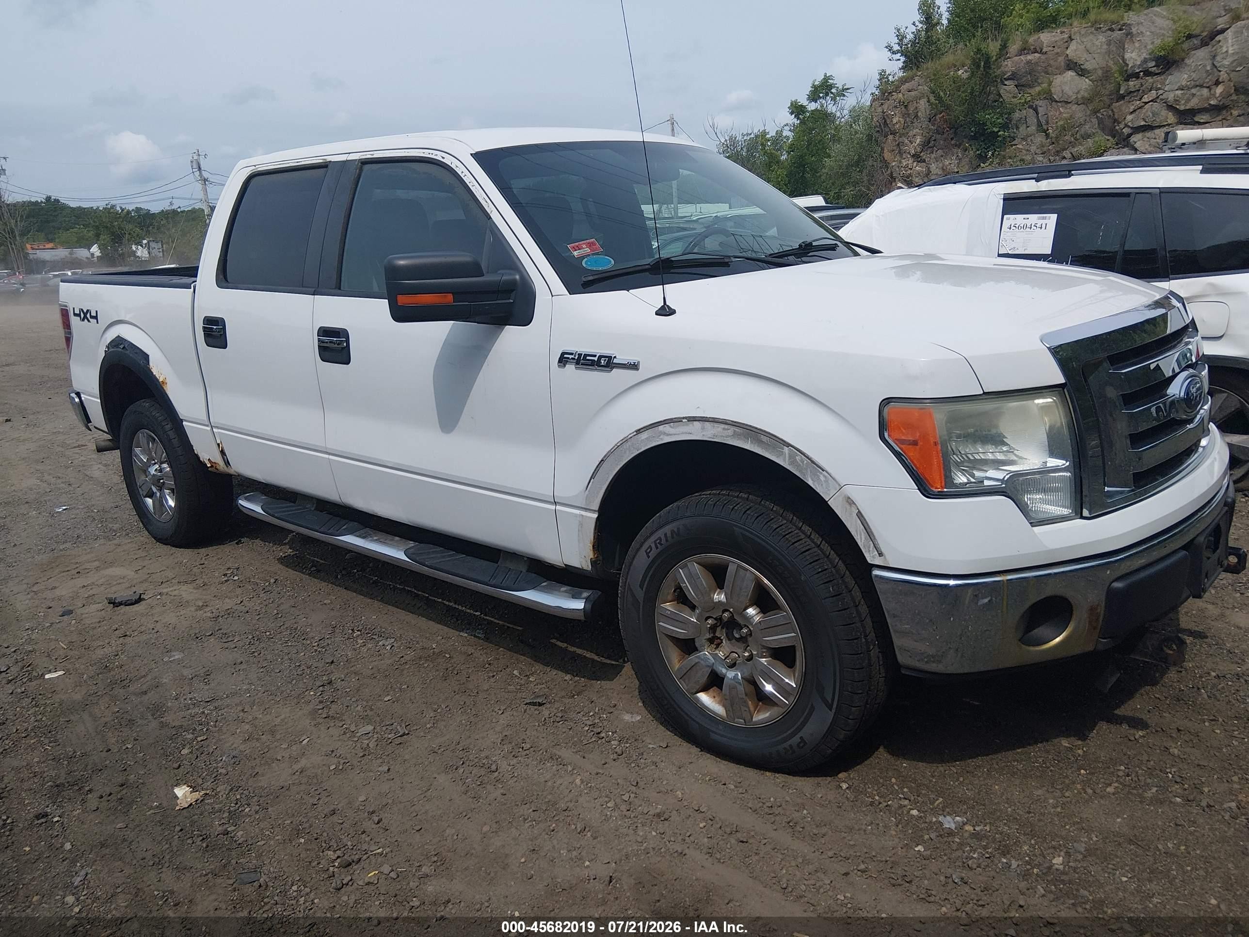 2009 Ford F-150 Fx4/king Ranch/lariat/platinum/xl/xlt White vin: 1FTPW14V99FA79784