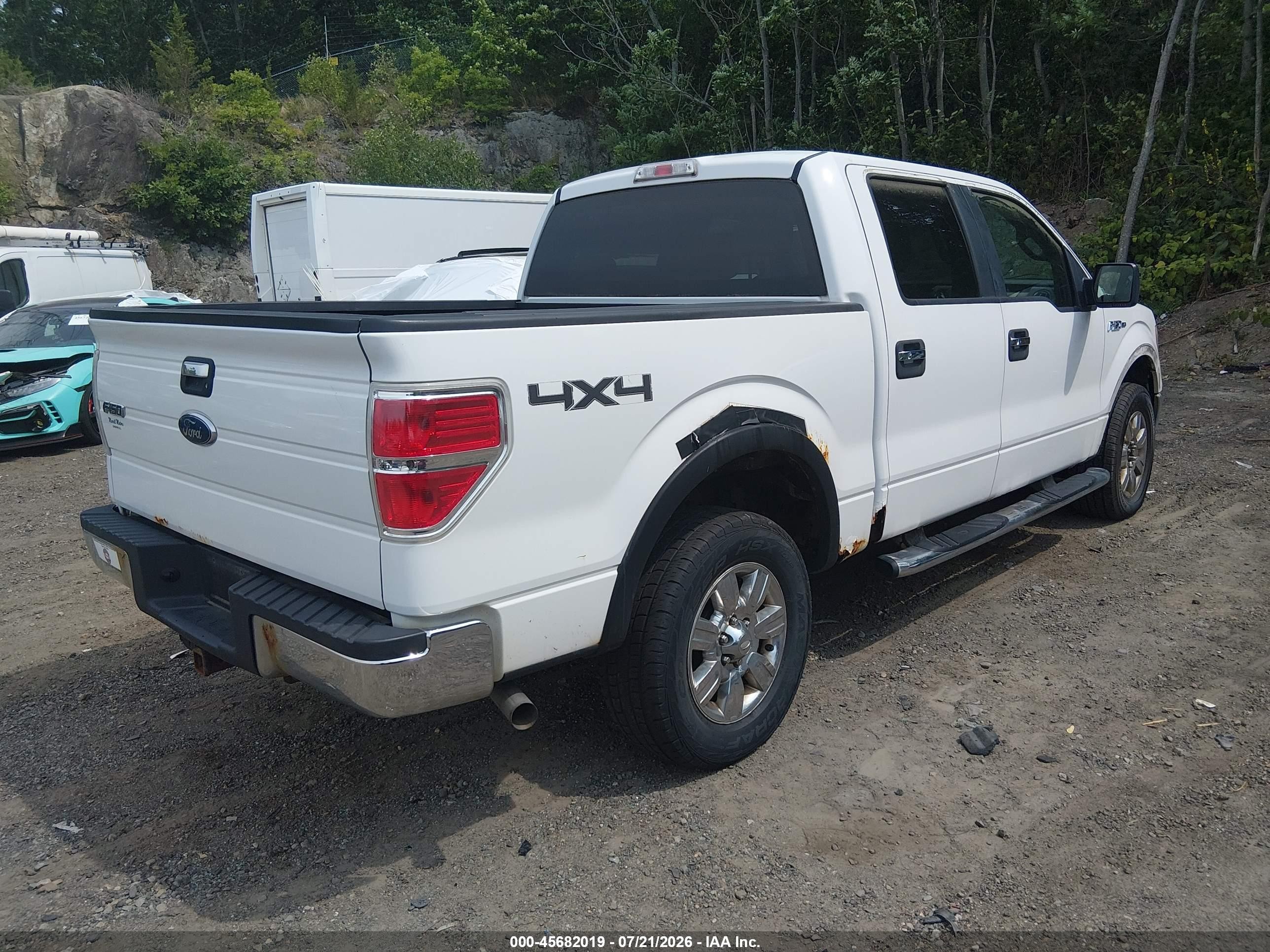 2009 Ford F-150 Fx4/king Ranch/lariat/platinum/xl/xlt White vin: 1FTPW14V99FA79784