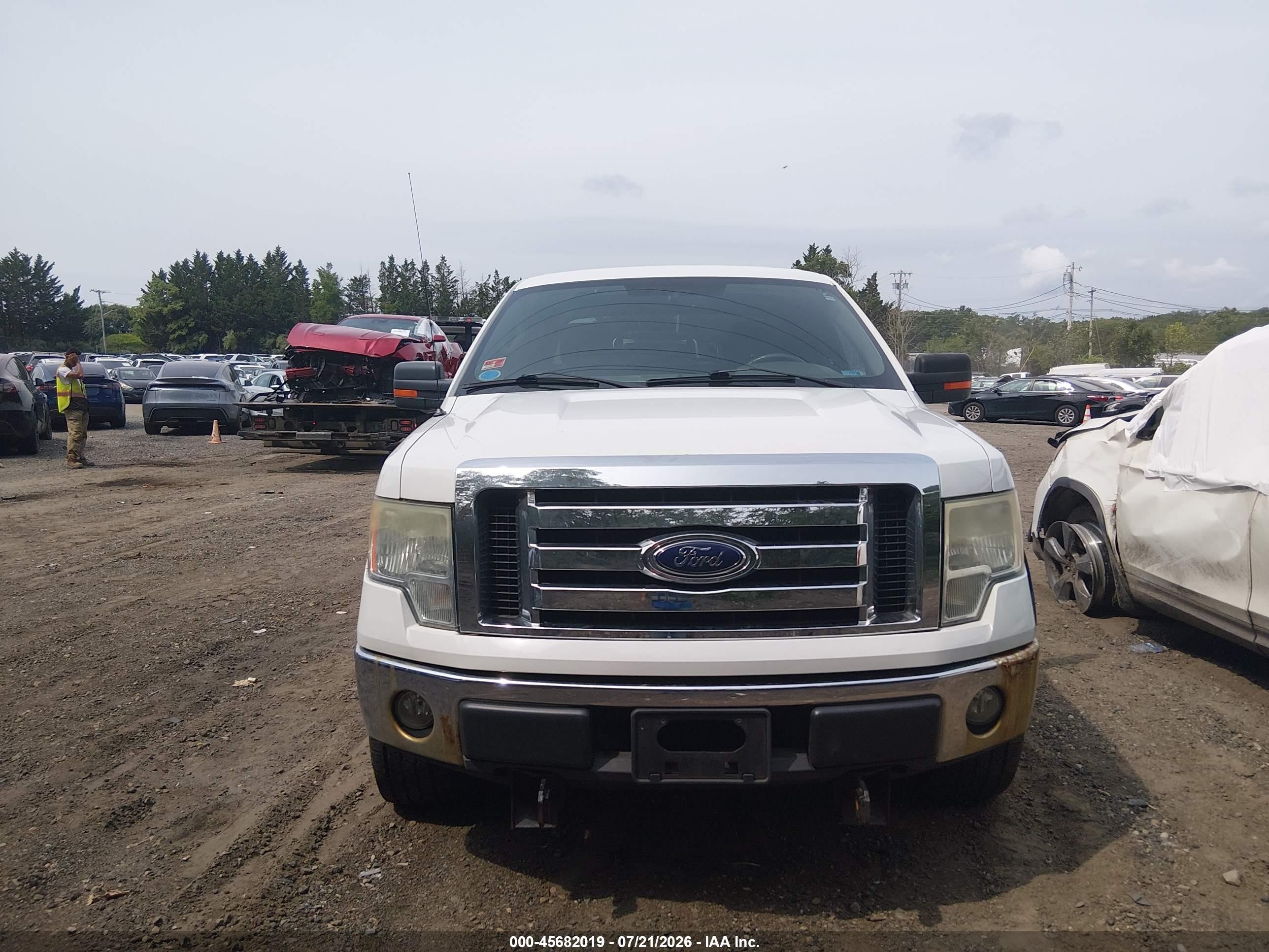 2009 Ford F-150 Fx4/king Ranch/lariat/platinum/xl/xlt White vin: 1FTPW14V99FA79784