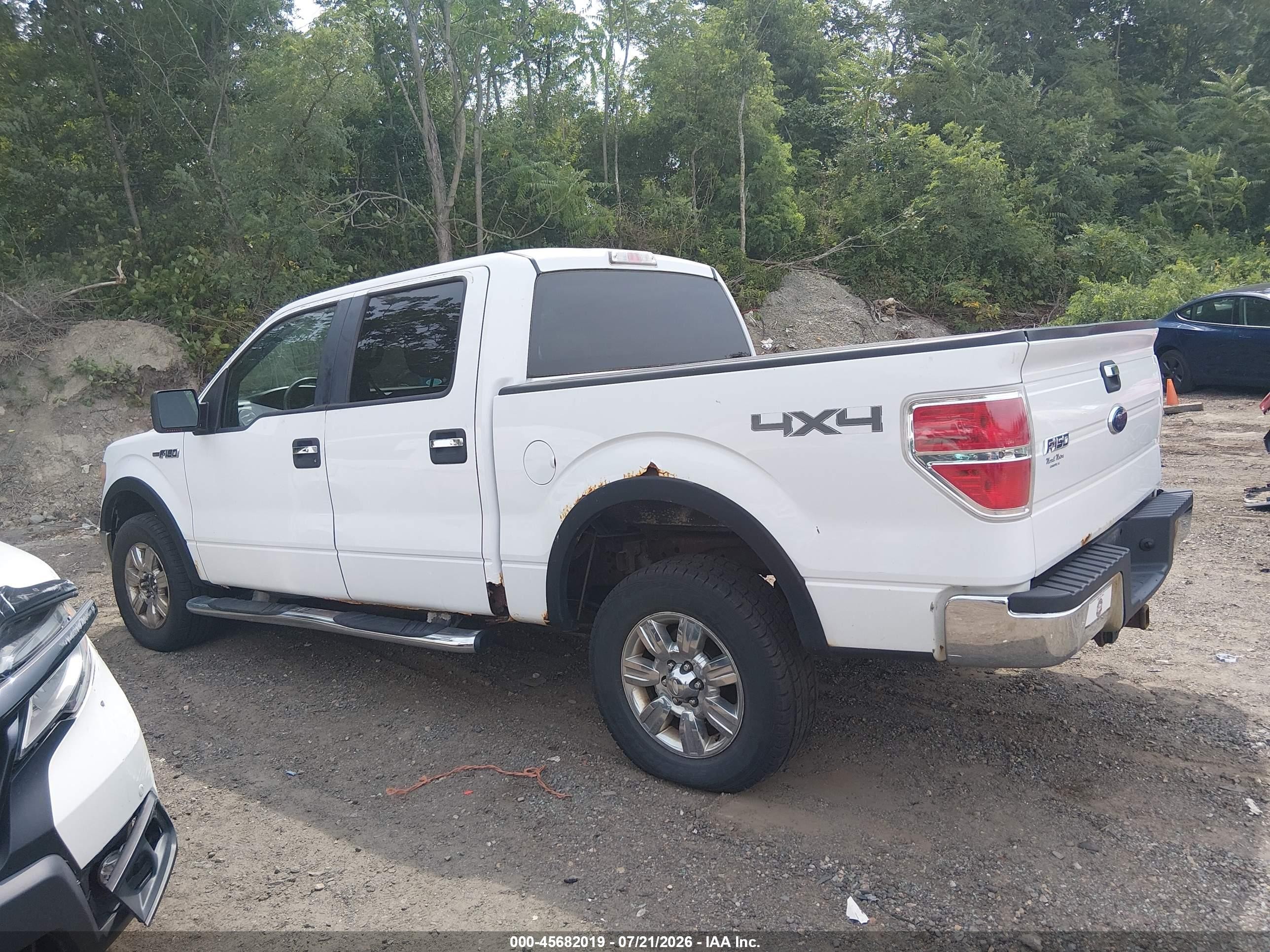 2009 Ford F-150 Fx4/king Ranch/lariat/platinum/xl/xlt White vin: 1FTPW14V99FA79784