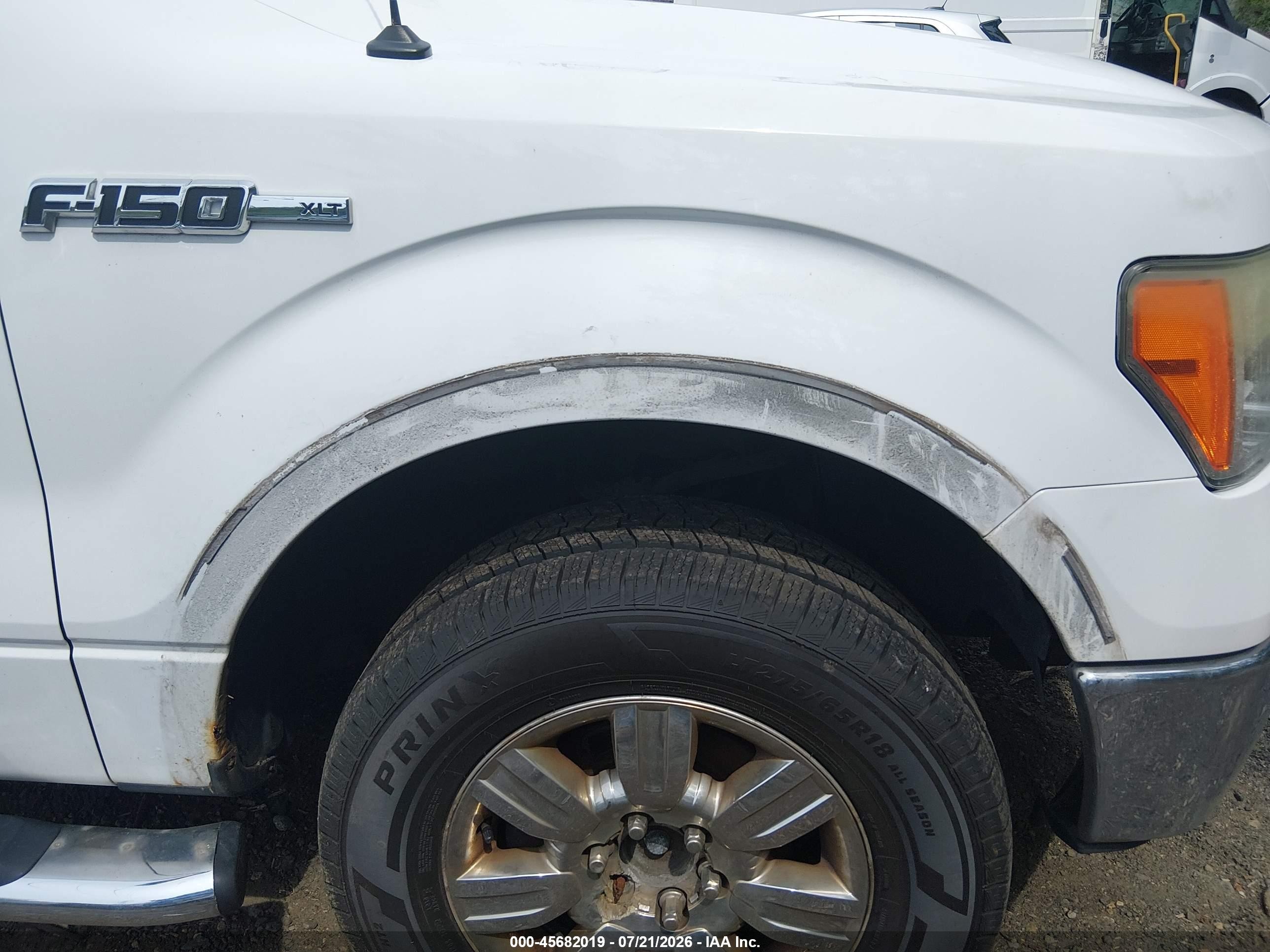 2009 Ford F-150 Fx4/king Ranch/lariat/platinum/xl/xlt White vin: 1FTPW14V99FA79784