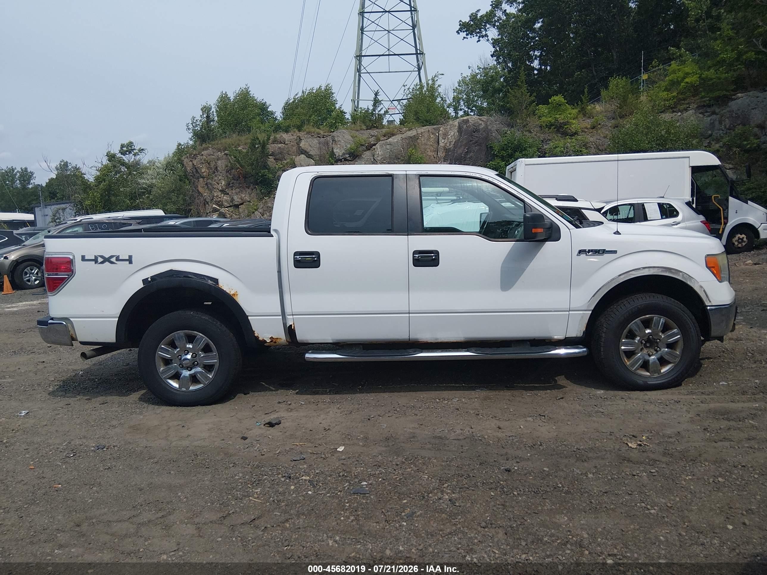 2009 Ford F-150 Fx4/king Ranch/lariat/platinum/xl/xlt White vin: 1FTPW14V99FA79784