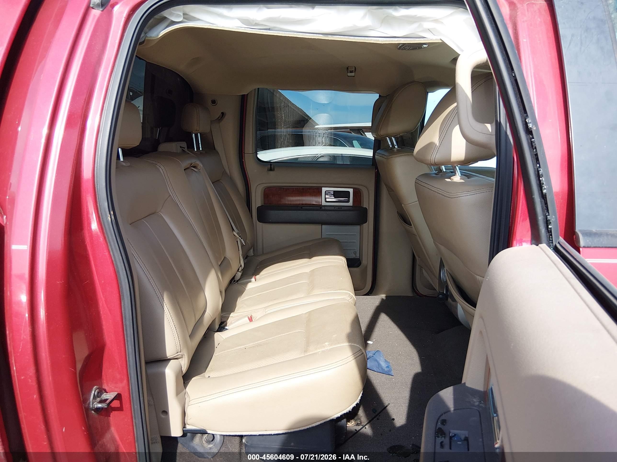2009 Ford F-150 Fx4/king Ranch/lariat/platinum/xl/xlt Red vin: 1FTPW14V99FA80062