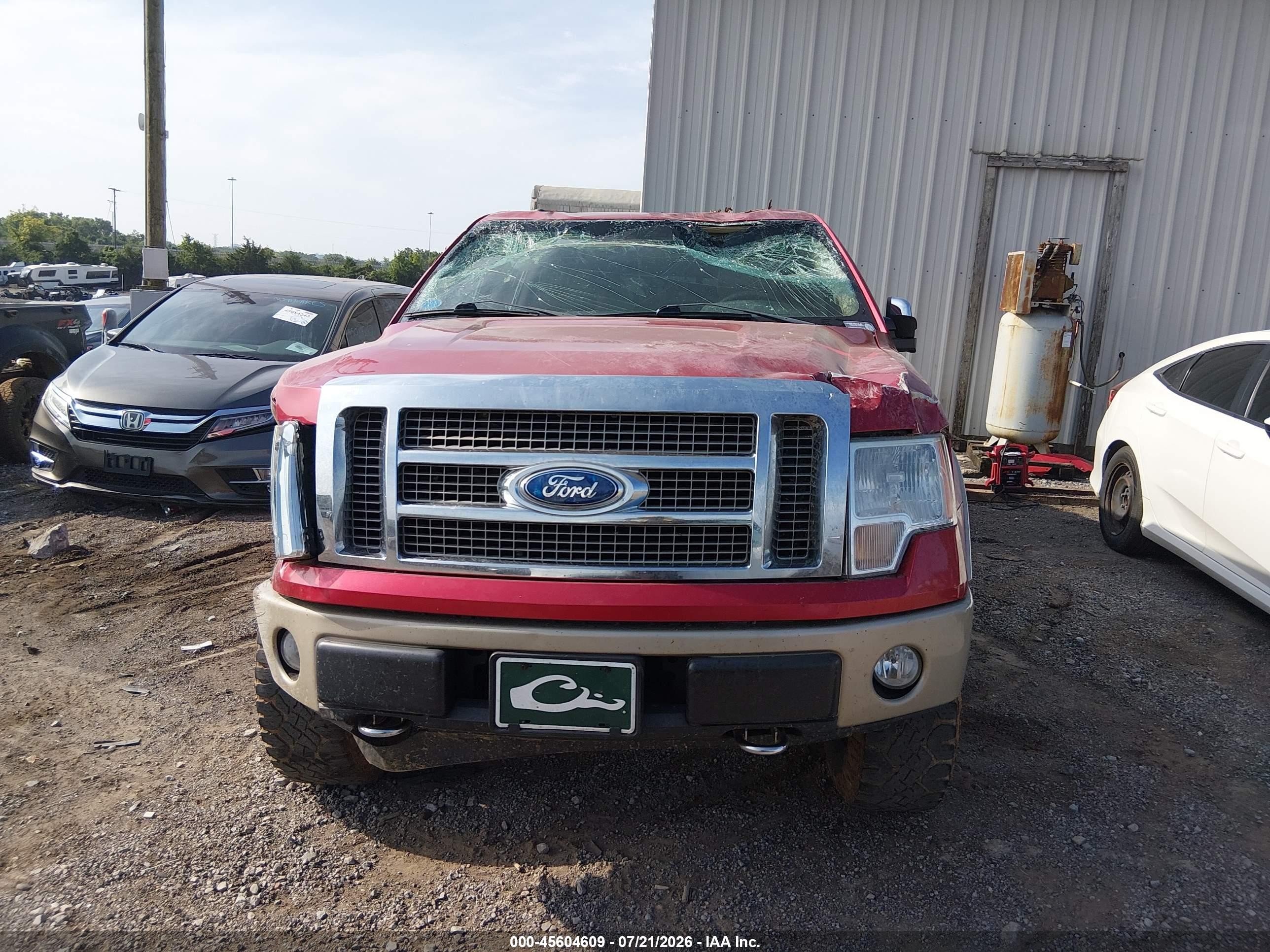 2009 Ford F-150 Fx4/king Ranch/lariat/platinum/xl/xlt Red vin: 1FTPW14V99FA80062