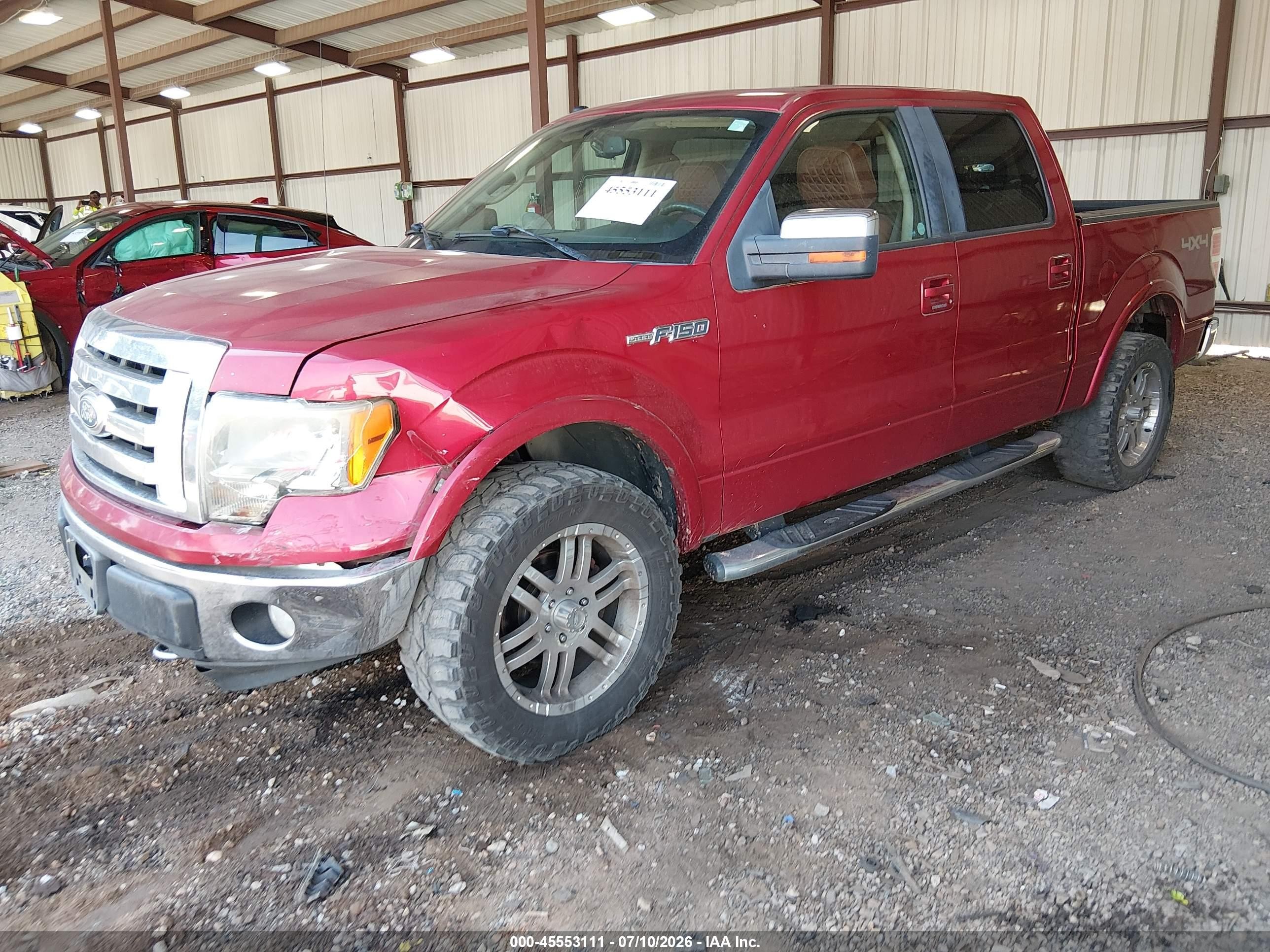 2009 Ford F-150 Fx4/king Ranch/lariat/platinum/xl/xlt Красный vin: 1FTPW14V99FA92891