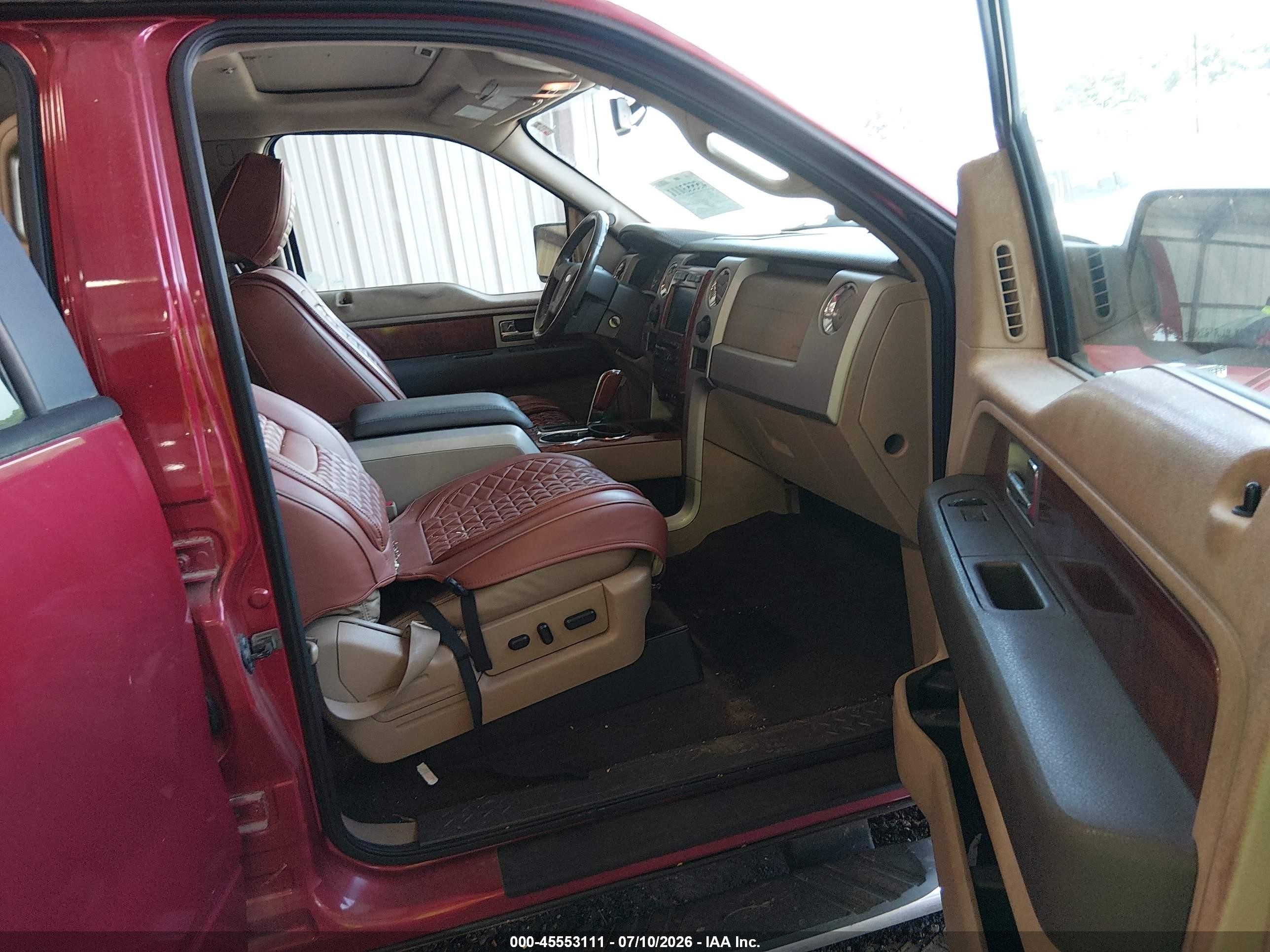 2009 Ford F-150 Fx4/king Ranch/lariat/platinum/xl/xlt Красный vin: 1FTPW14V99FA92891