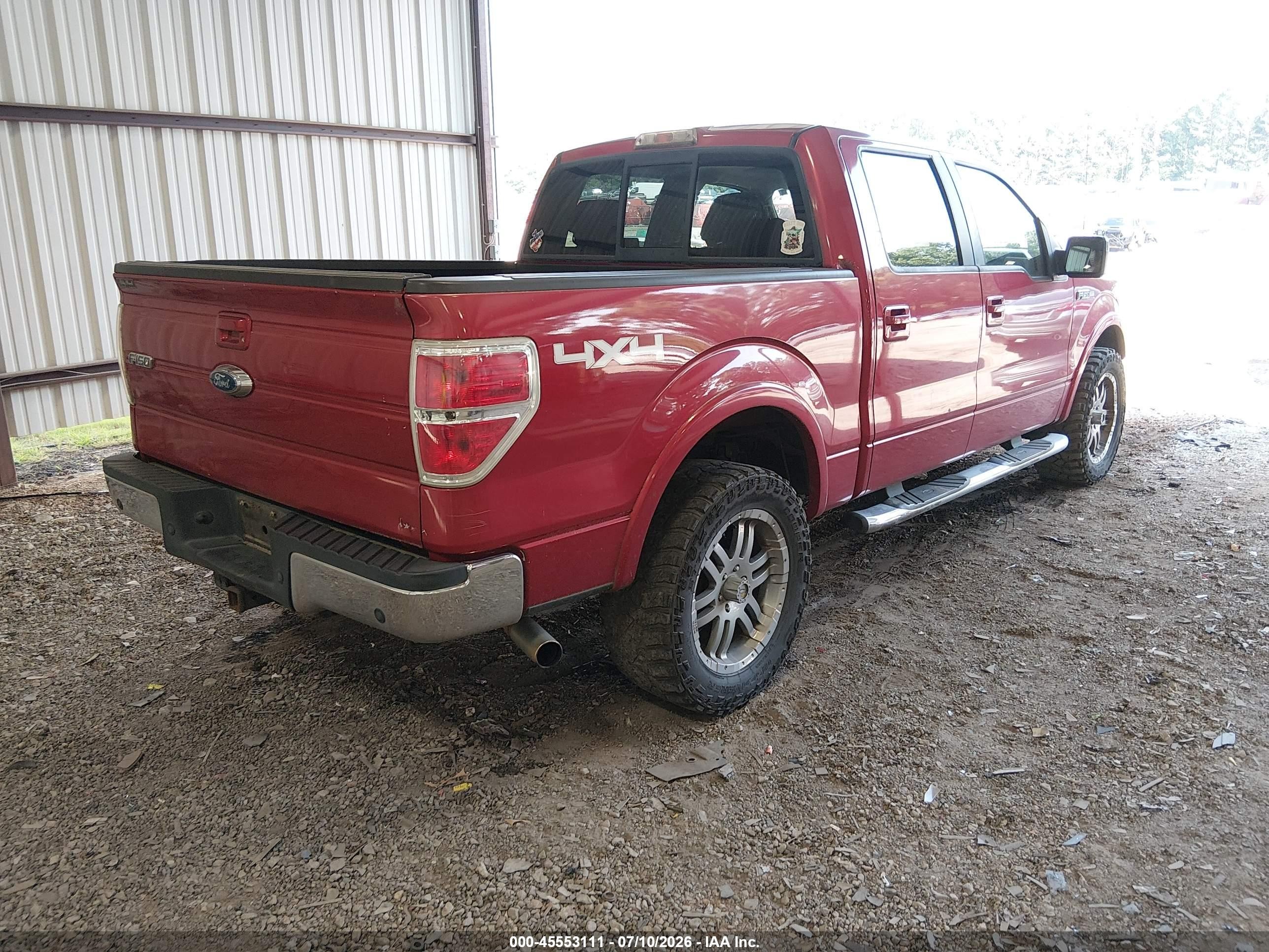 2009 Ford F-150 Fx4/king Ranch/lariat/platinum/xl/xlt Красный vin: 1FTPW14V99FA92891