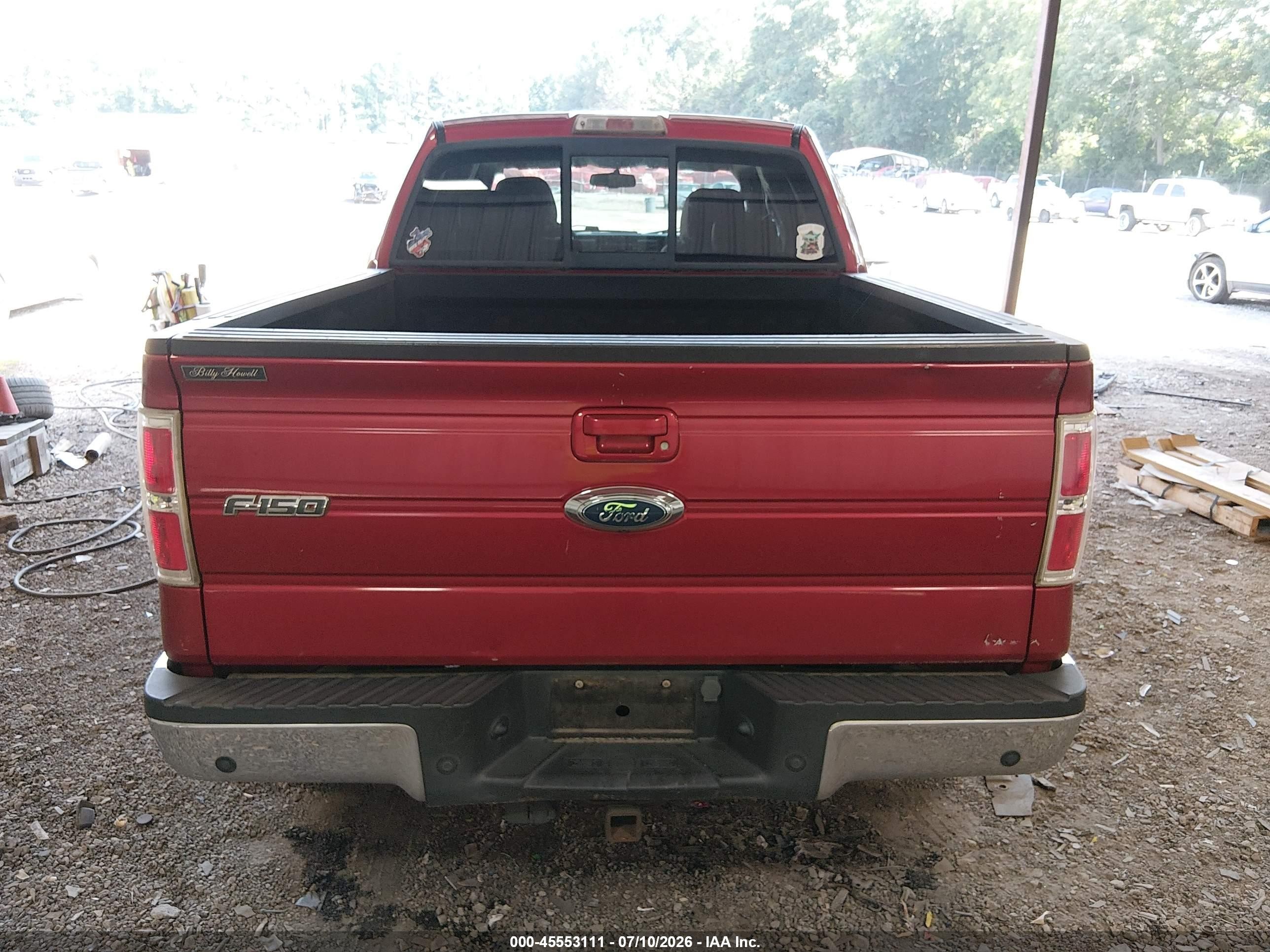 2009 Ford F-150 Fx4/king Ranch/lariat/platinum/xl/xlt Красный vin: 1FTPW14V99FA92891