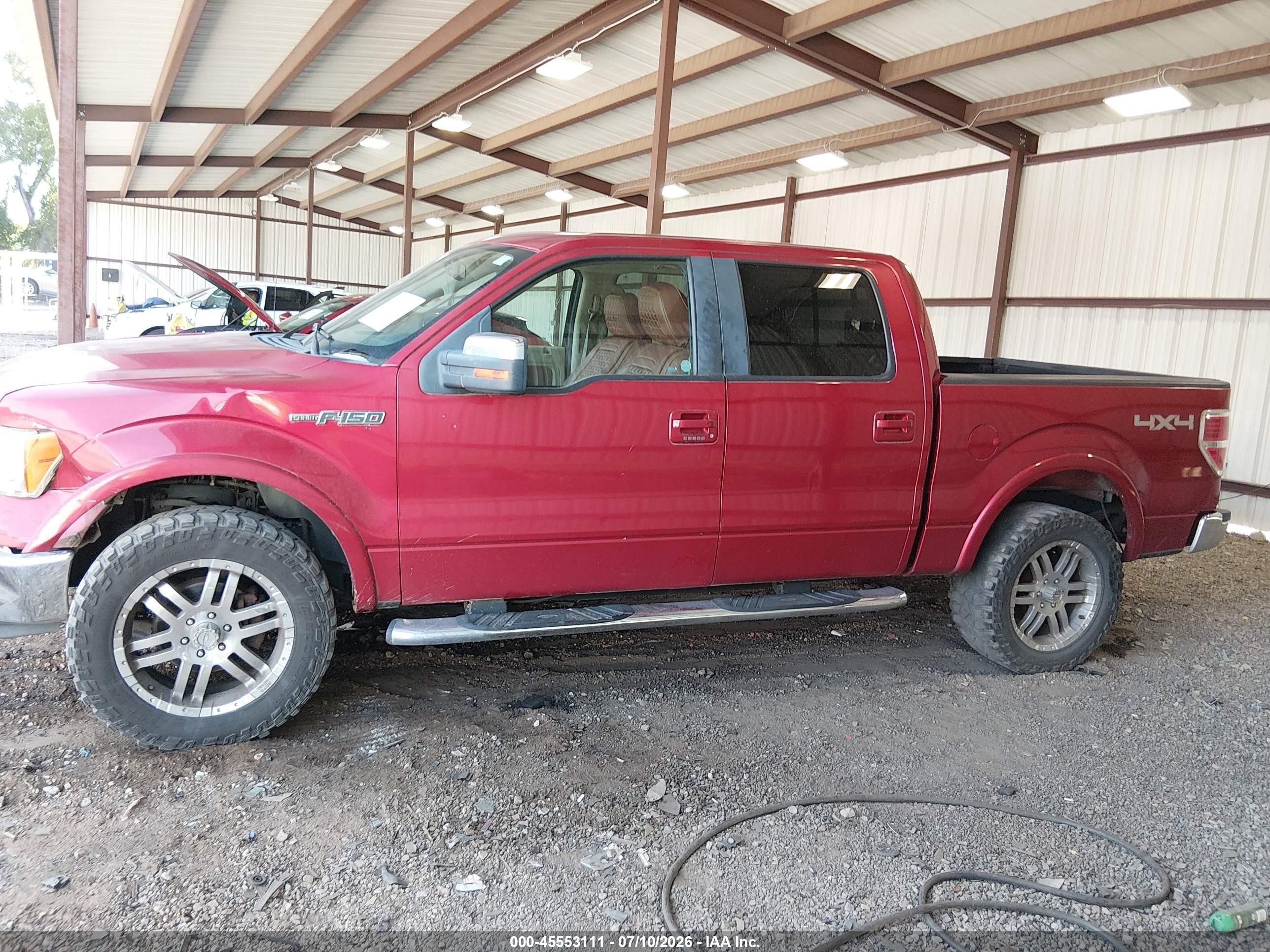 2009 Ford F-150 Fx4/king Ranch/lariat/platinum/xl/xlt Красный vin: 1FTPW14V99FA92891