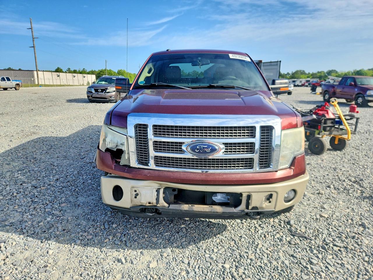 2009 Ford F150 Supercrew Burgundy vin: 1FTPW14V99FB00925