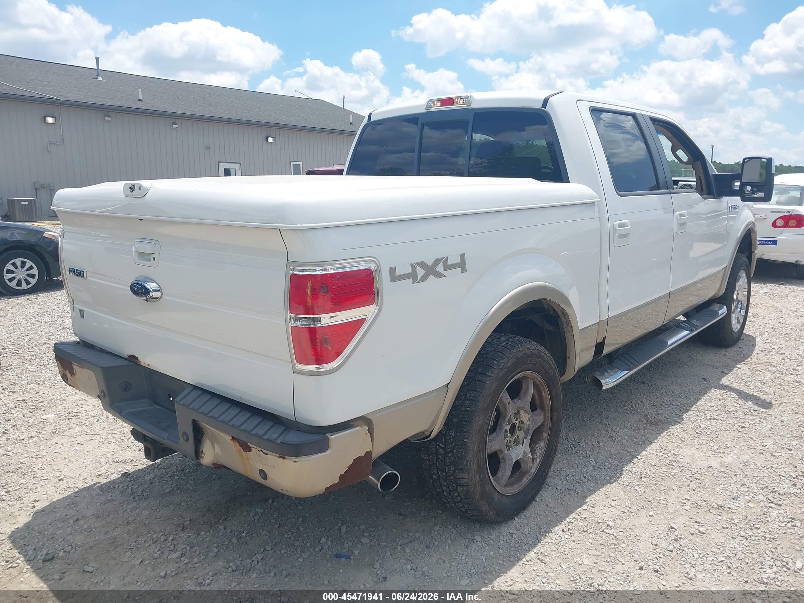 2009 Ford F-150 Fx4/king Ranch/lariat/platinum/xl/xlt White vin: 1FTPW14V99FB30894