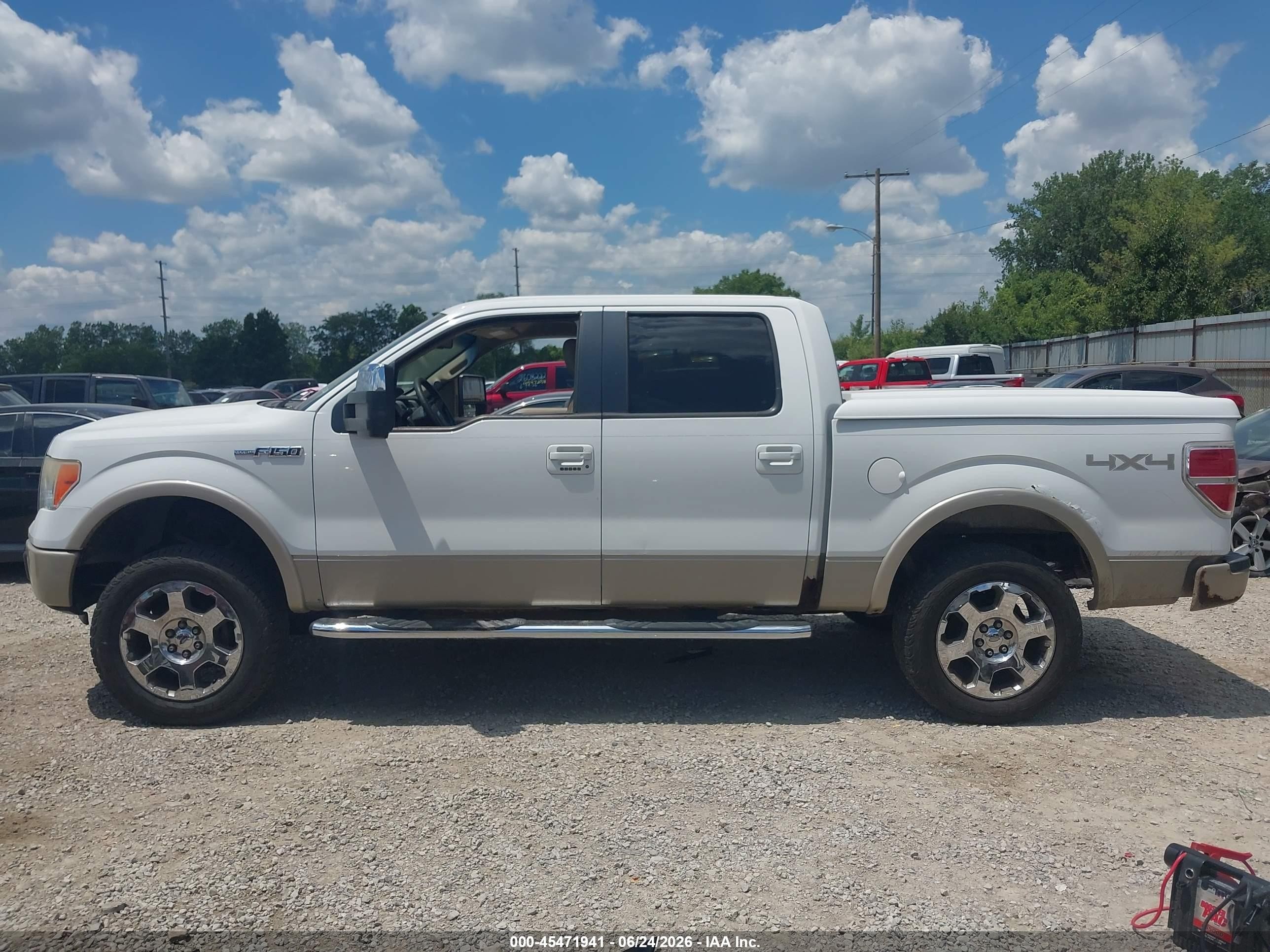 2009 Ford F-150 Fx4/king Ranch/lariat/platinum/xl/xlt White vin: 1FTPW14V99FB30894