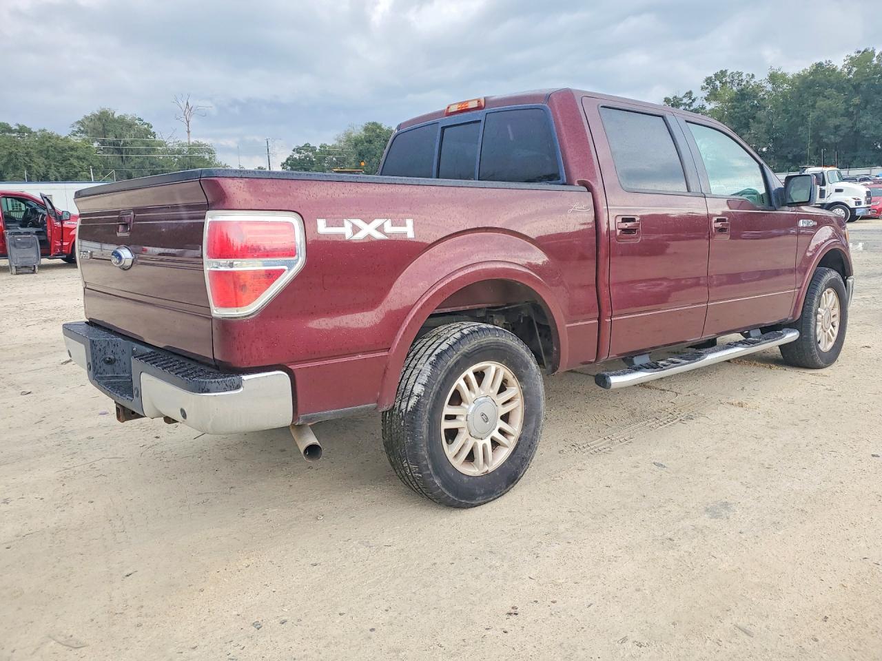 2009 Ford F150 Supercrew Maroon vin: 1FTPW14V99KB31762