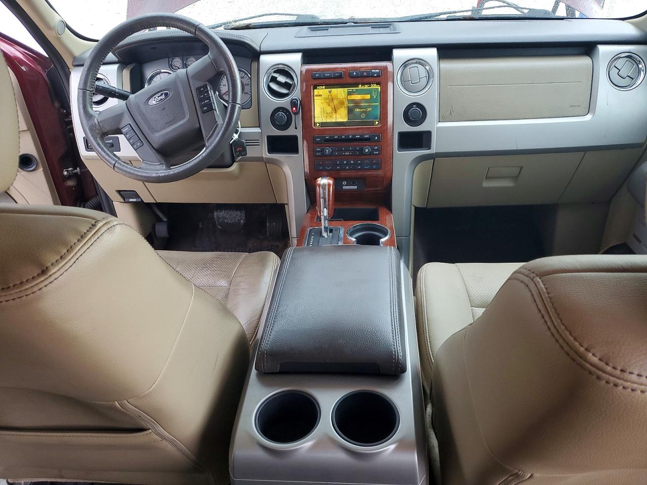 2009 Ford F150 Supercrew Maroon vin: 1FTPW14V99KB31762