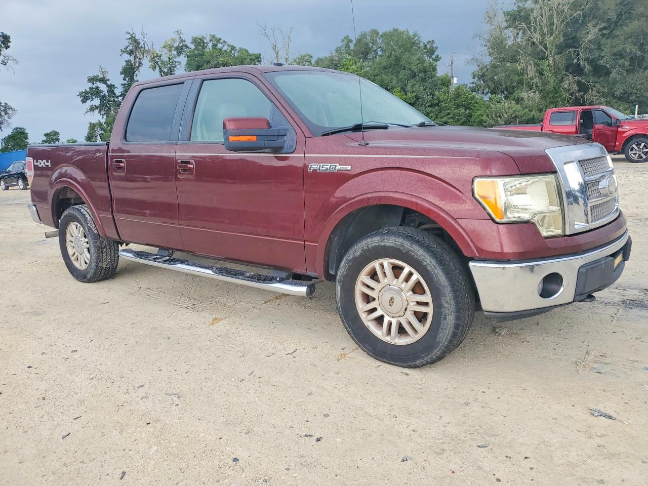 2009 Ford F150 Supercrew Maroon vin: 1FTPW14V99KB31762