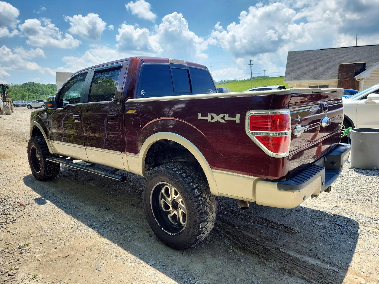 2009 Ford F150 Supercrew Темно-бордовый vin: 1FTPW14V99KB43216
