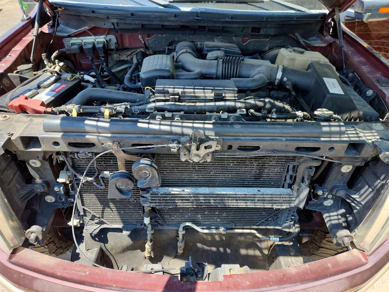 2009 Ford F150 Supercrew Темно-бордовый vin: 1FTPW14V99KB43216