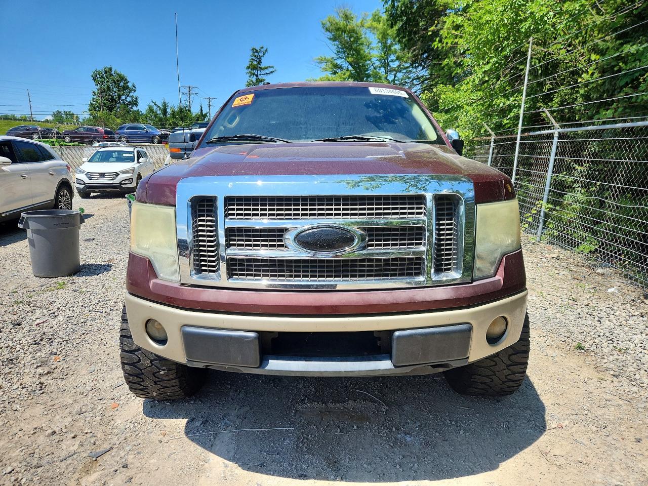 2009 Ford F150 Supercrew Темно-бордовый vin: 1FTPW14V99KB43216