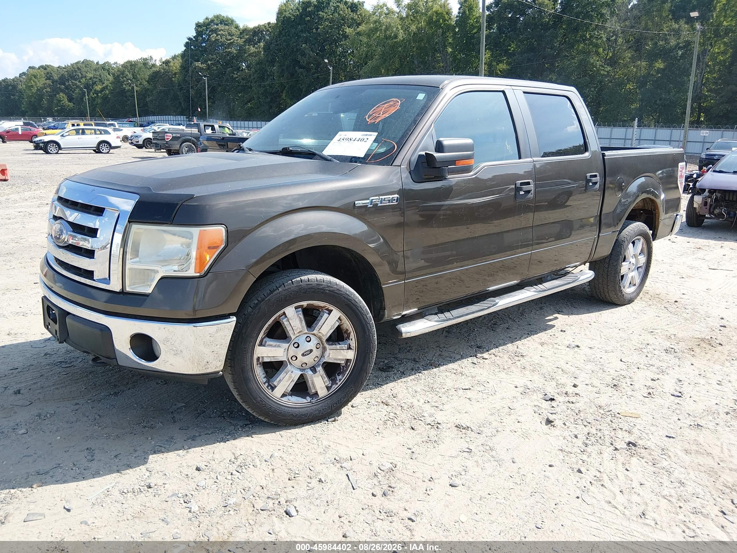 2009 Ford F-150 Fx4/king Ranch/lariat/platinum/xl/xlt Gray vin: 1FTPW14V99KC32333