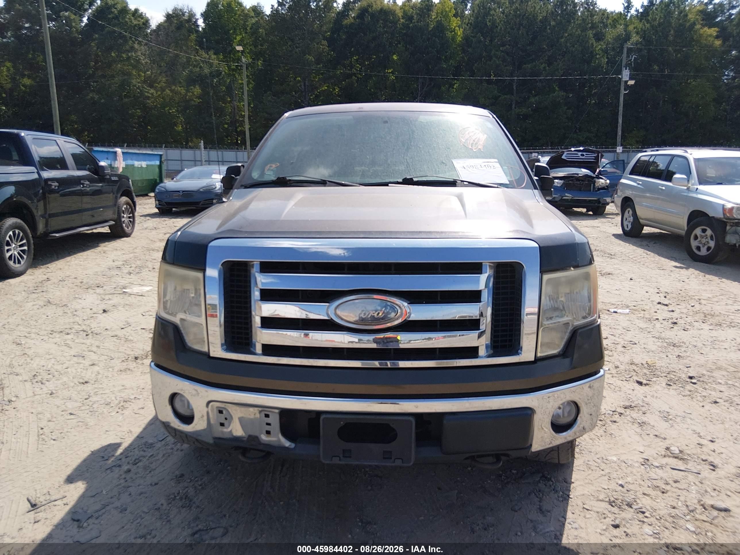2009 Ford F-150 Fx4/king Ranch/lariat/platinum/xl/xlt Gray vin: 1FTPW14V99KC32333