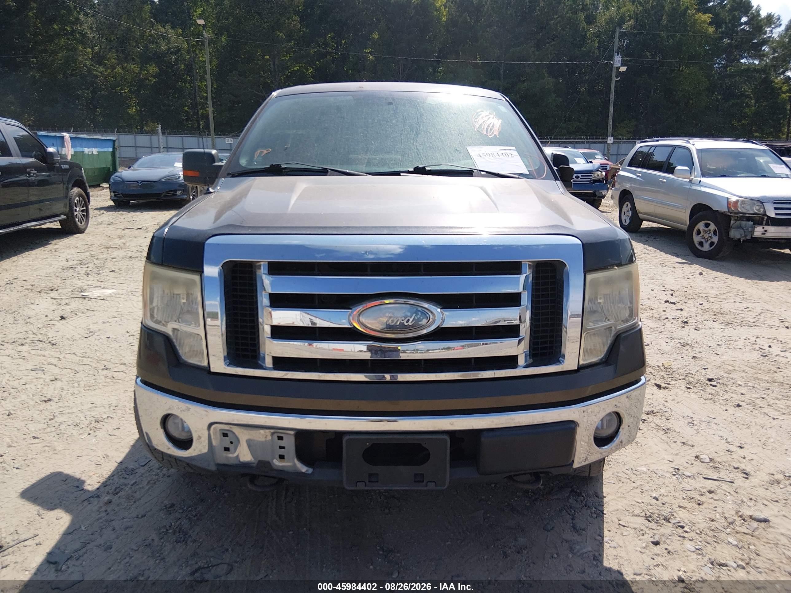 2009 Ford F-150 Fx4/king Ranch/lariat/platinum/xl/xlt Gray vin: 1FTPW14V99KC32333
