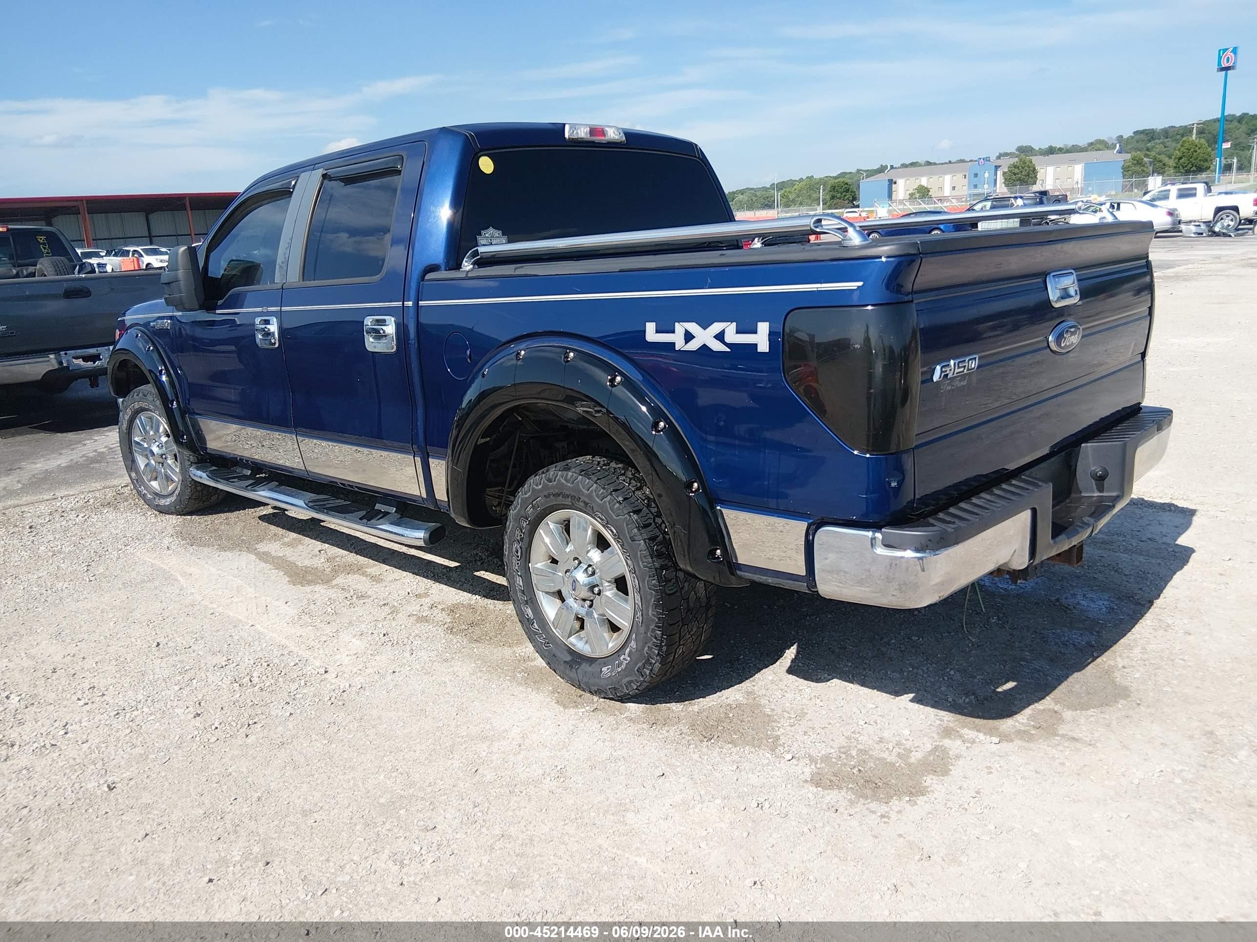 2009 Ford F-150 Xlt Blue vin: 1FTPW14V99KC93178