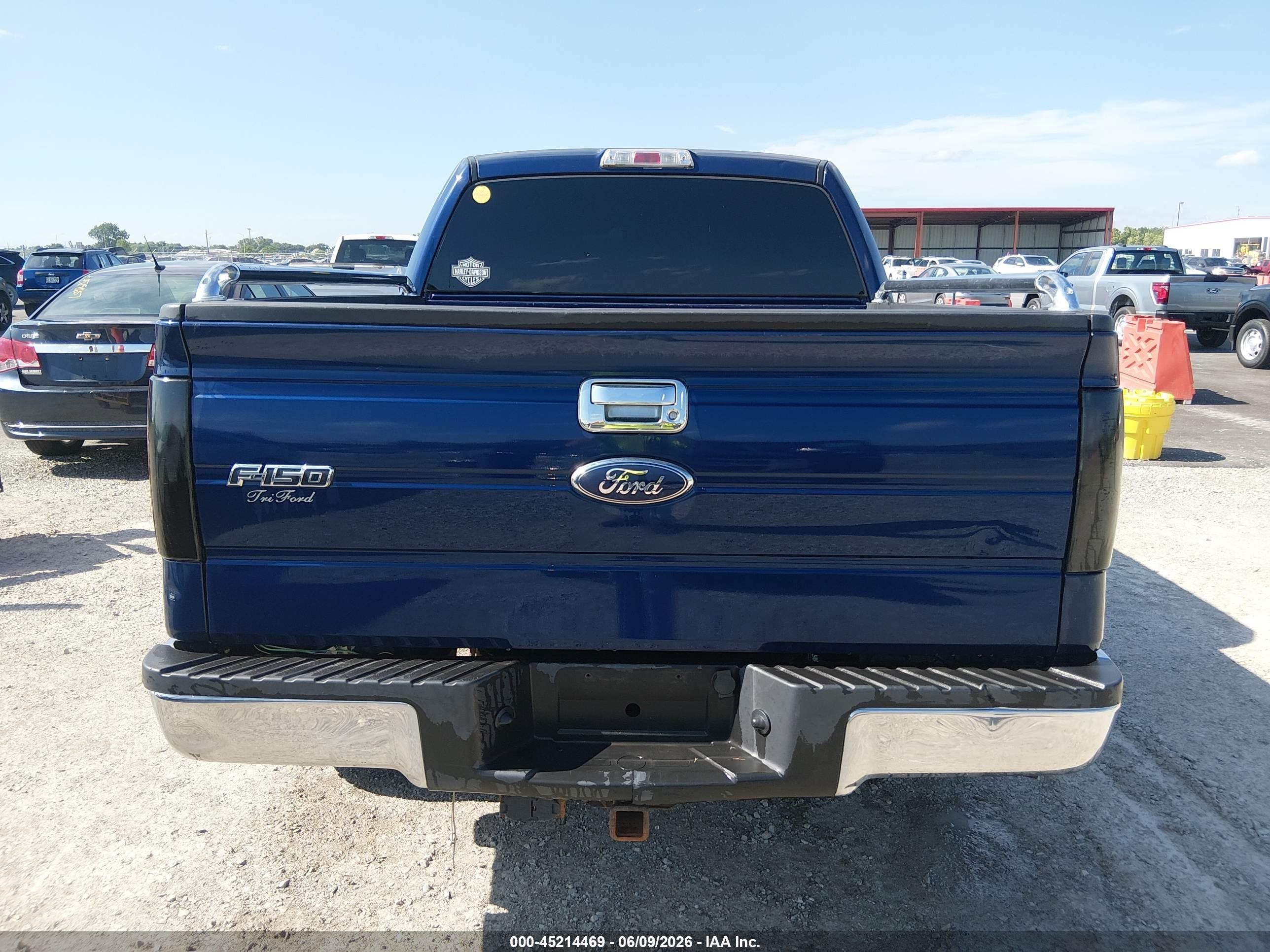 2009 Ford F-150 Xlt Blue vin: 1FTPW14V99KC93178