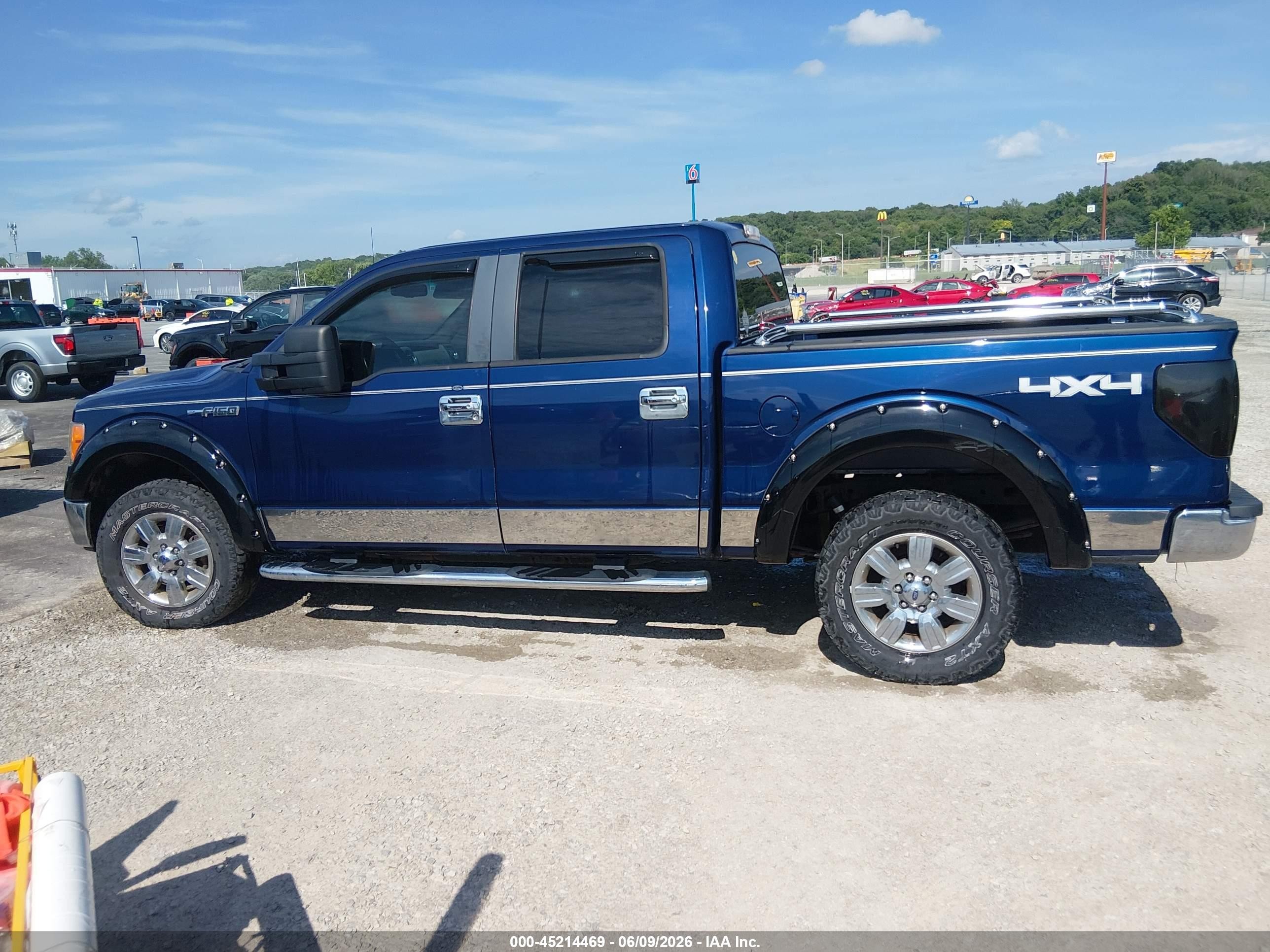 2009 Ford F-150 Xlt Blue vin: 1FTPW14V99KC93178