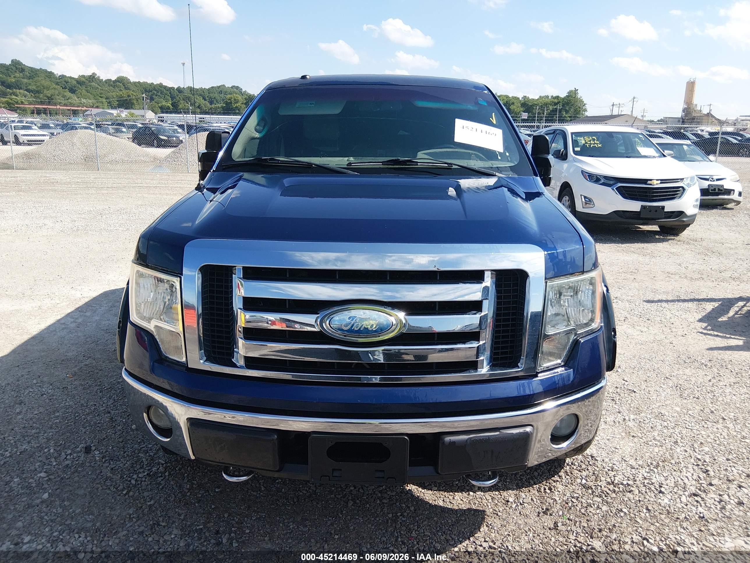 2009 Ford F-150 Xlt Blue vin: 1FTPW14V99KC93178