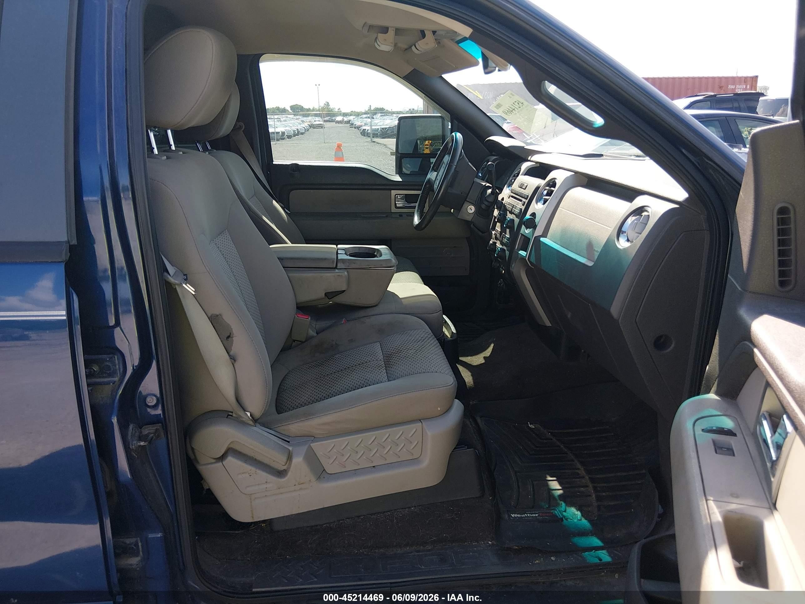 2009 Ford F-150 Xlt Blue vin: 1FTPW14V99KC93178
