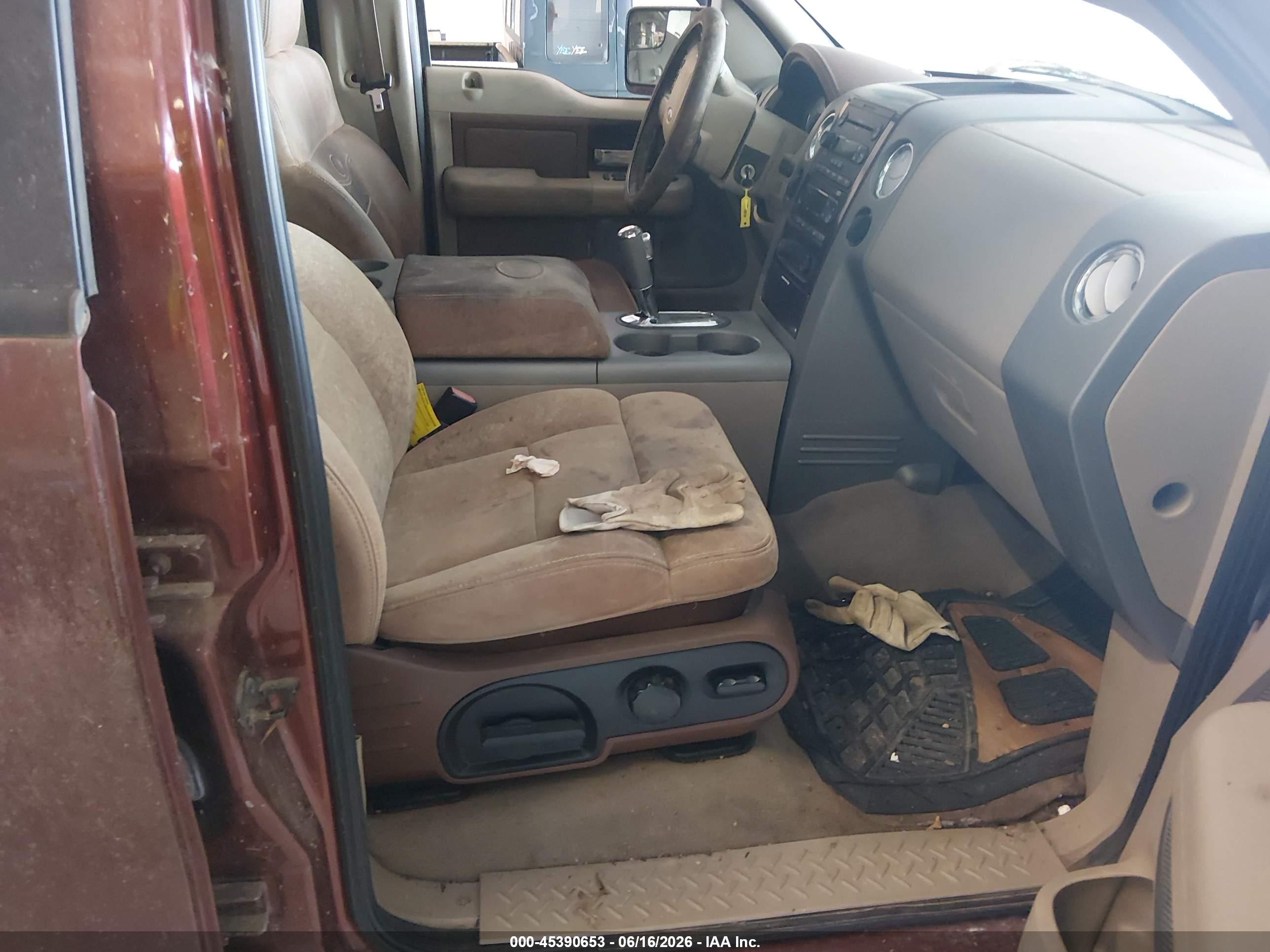 2006 Ford F-150 Fx4/lariat/xlt Burgundy vin: 1FTPW14VX6KC69614