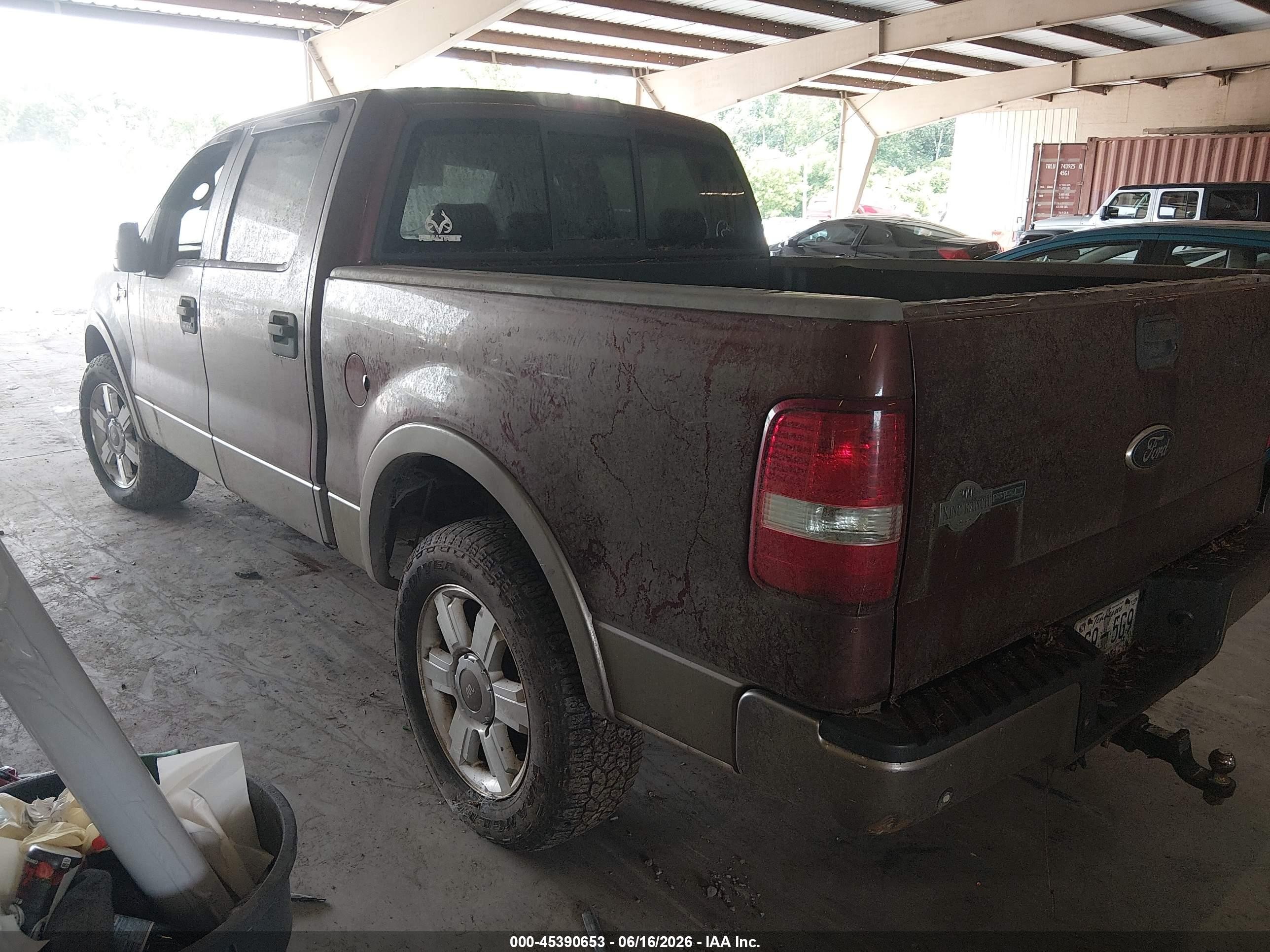 2006 Ford F-150 Fx4/lariat/xlt Burgundy vin: 1FTPW14VX6KC69614