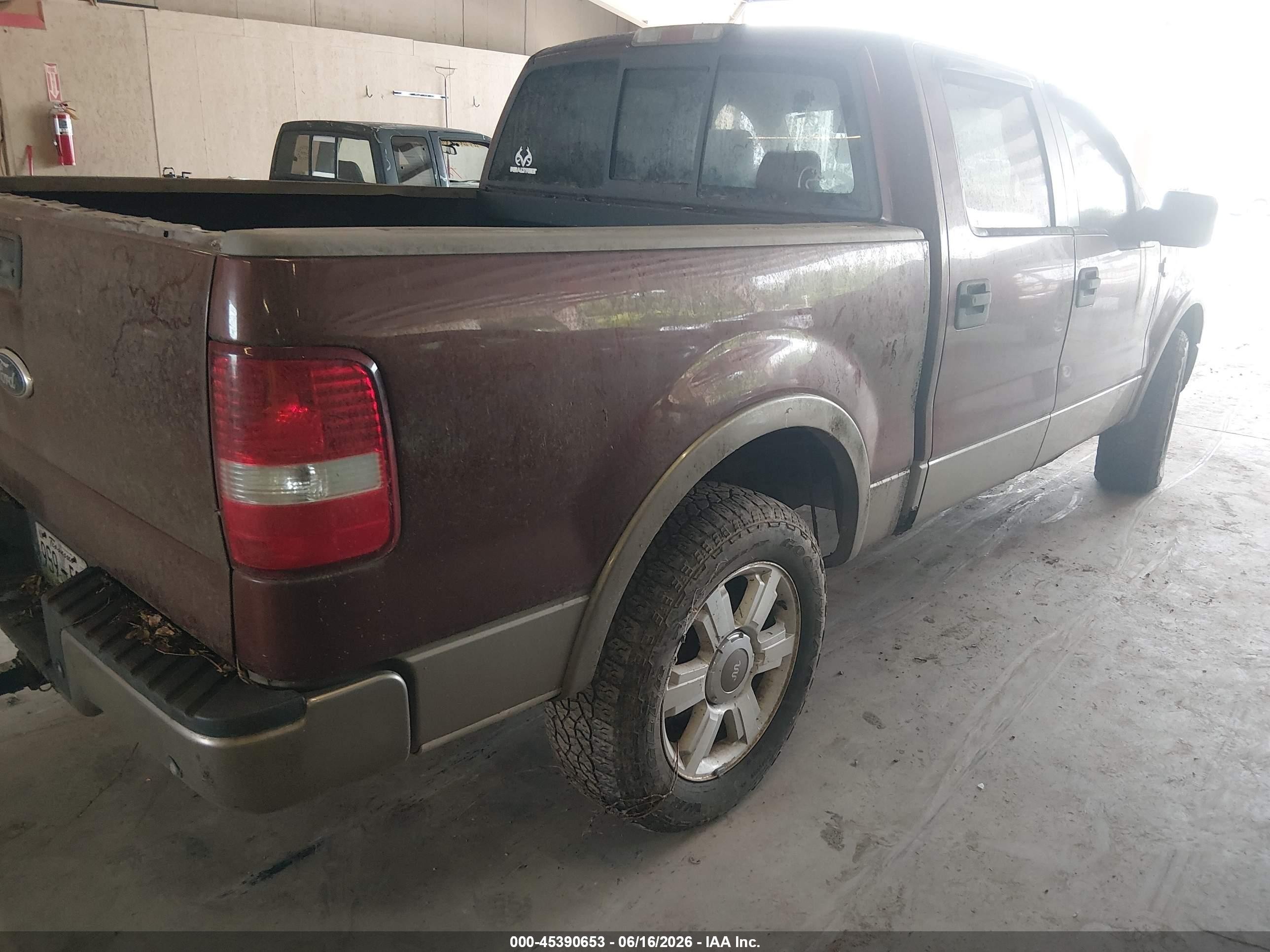 2006 Ford F-150 Fx4/lariat/xlt Burgundy vin: 1FTPW14VX6KC69614