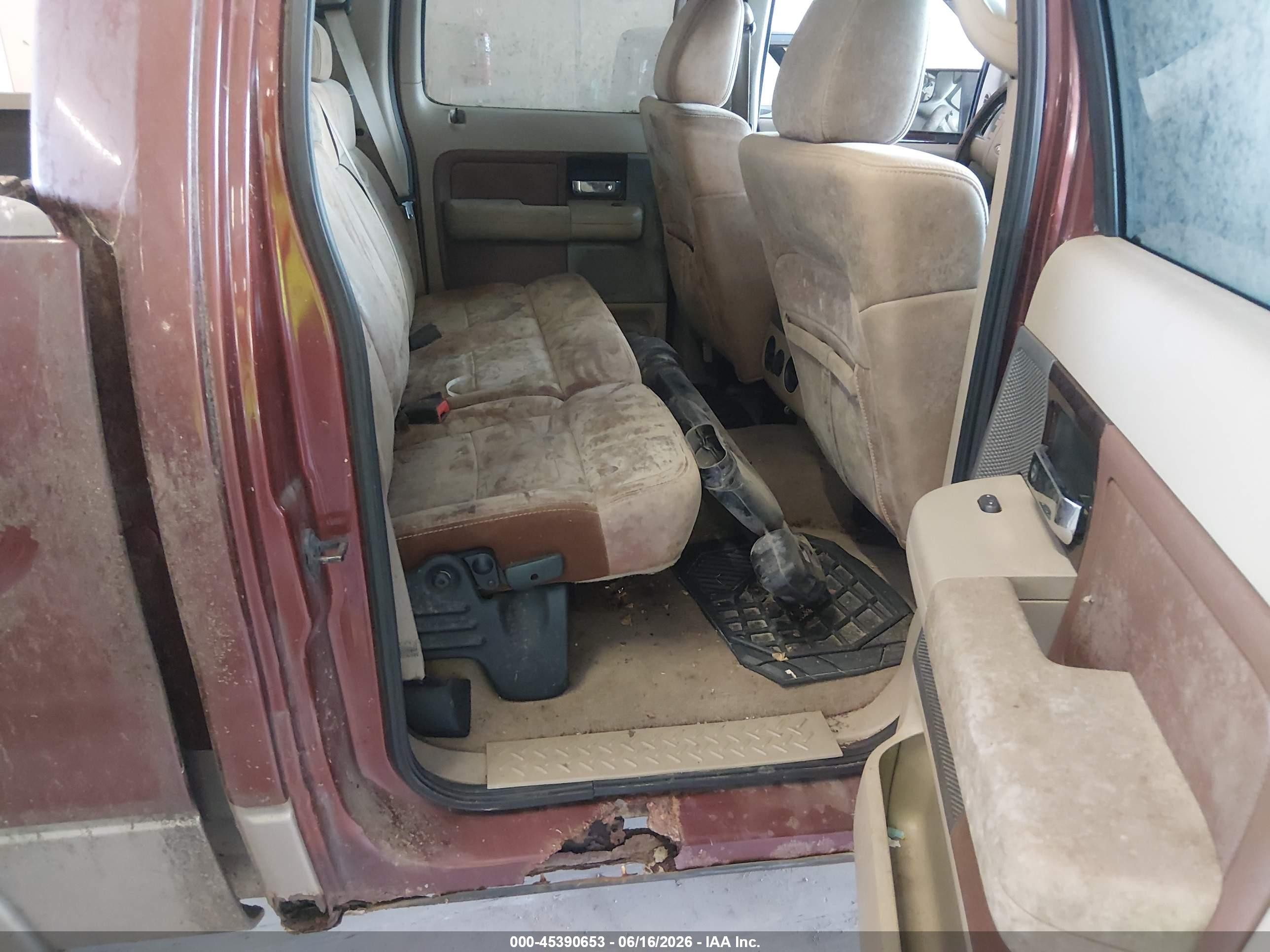 2006 Ford F-150 Fx4/lariat/xlt Burgundy vin: 1FTPW14VX6KC69614