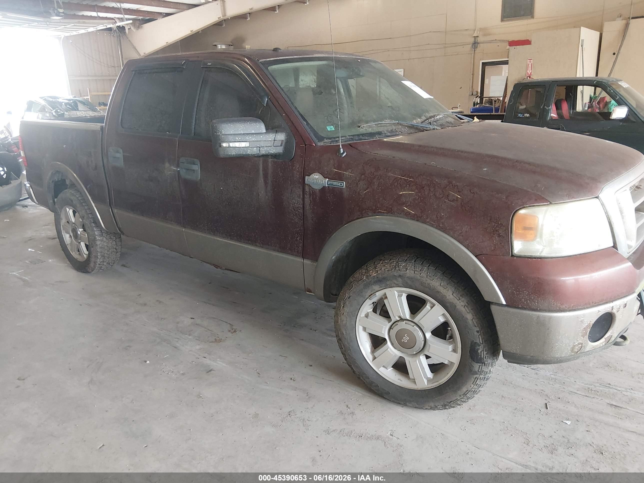 2006 Ford F-150 Fx4/lariat/xlt Burgundy vin: 1FTPW14VX6KC69614