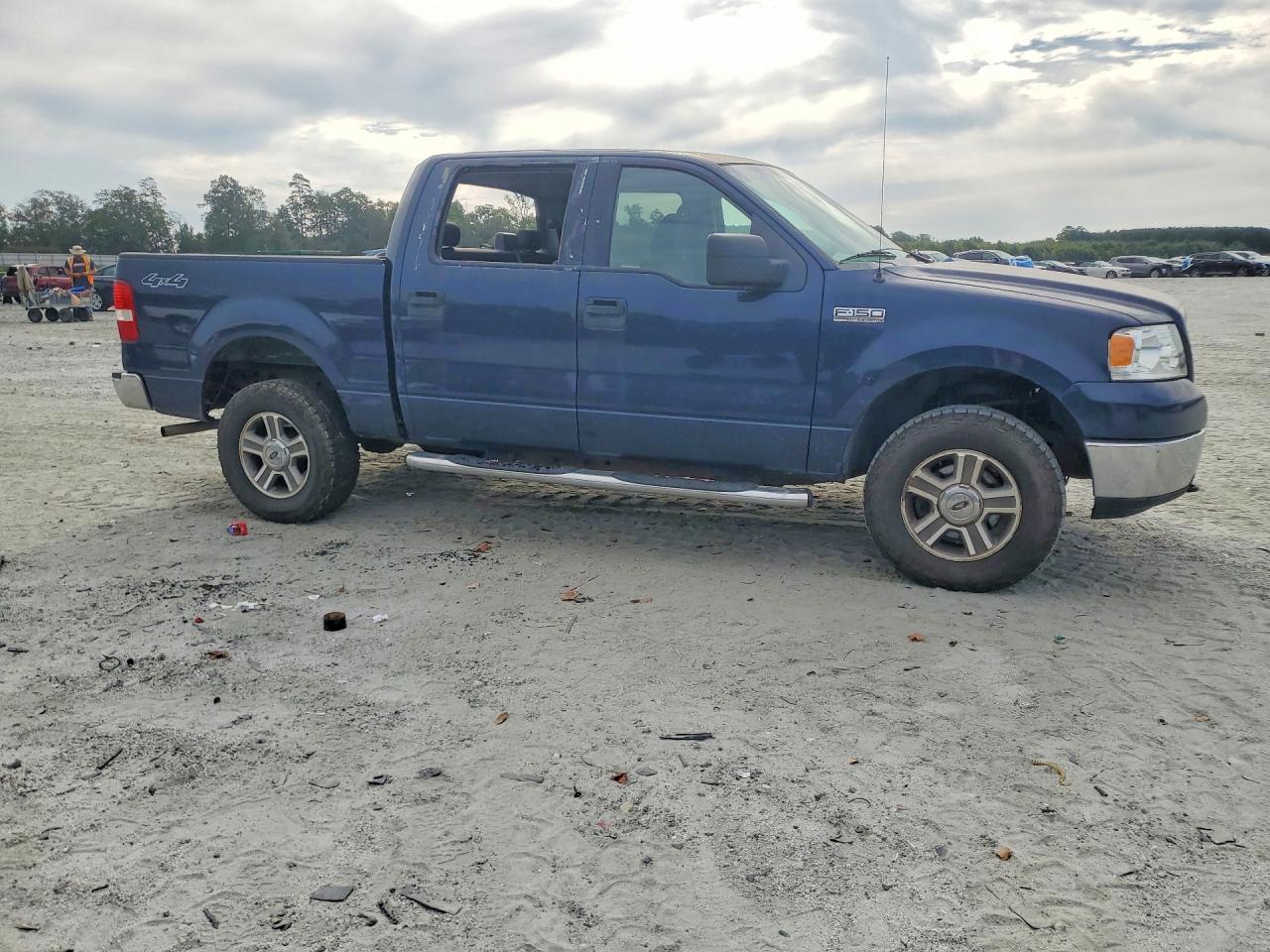 2006 Ford F150 Supercrew Blue vin: 1FTPW14VX6KD95665