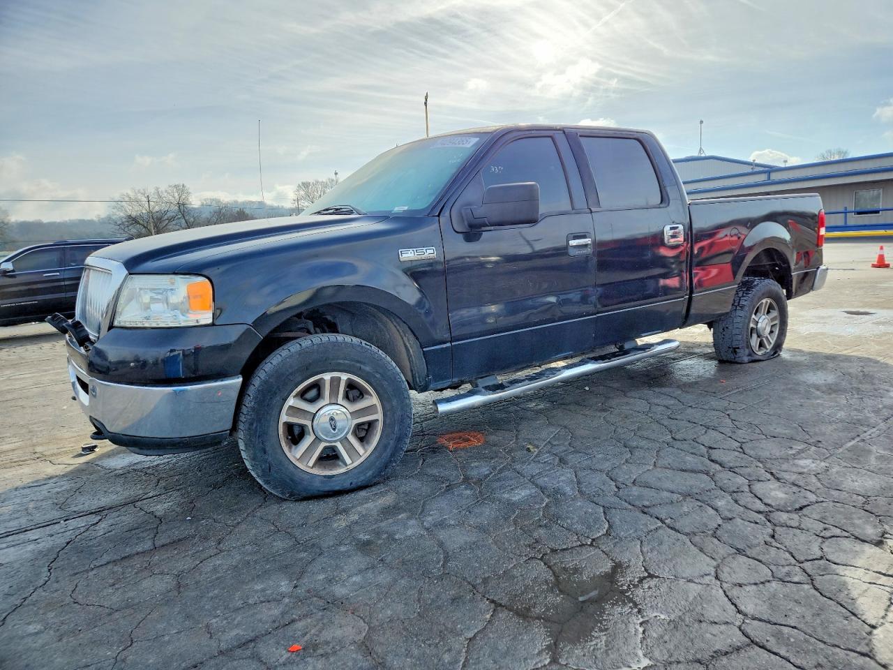 2005 Ford F150 Supercrew Black vin: 1FTPW14VX7FA04184