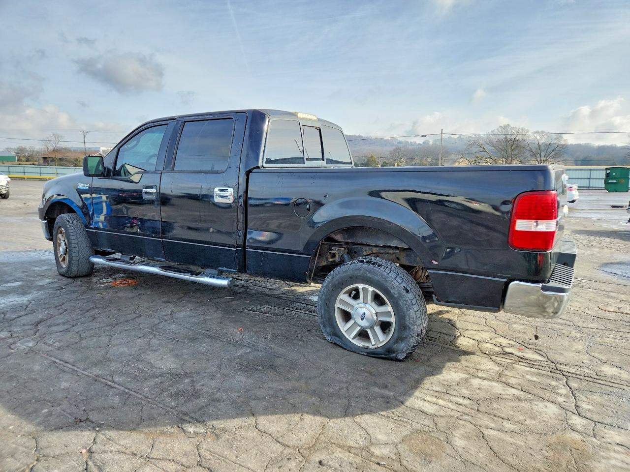 2005 Ford F150 Supercrew Black vin: 1FTPW14VX7FA04184