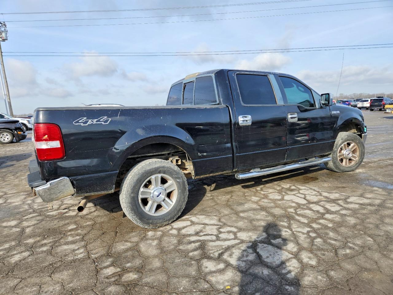2005 Ford F150 Supercrew Black vin: 1FTPW14VX7FA04184