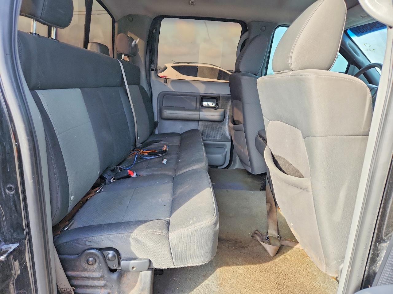 2005 Ford F150 Supercrew Black vin: 1FTPW14VX7FA04184