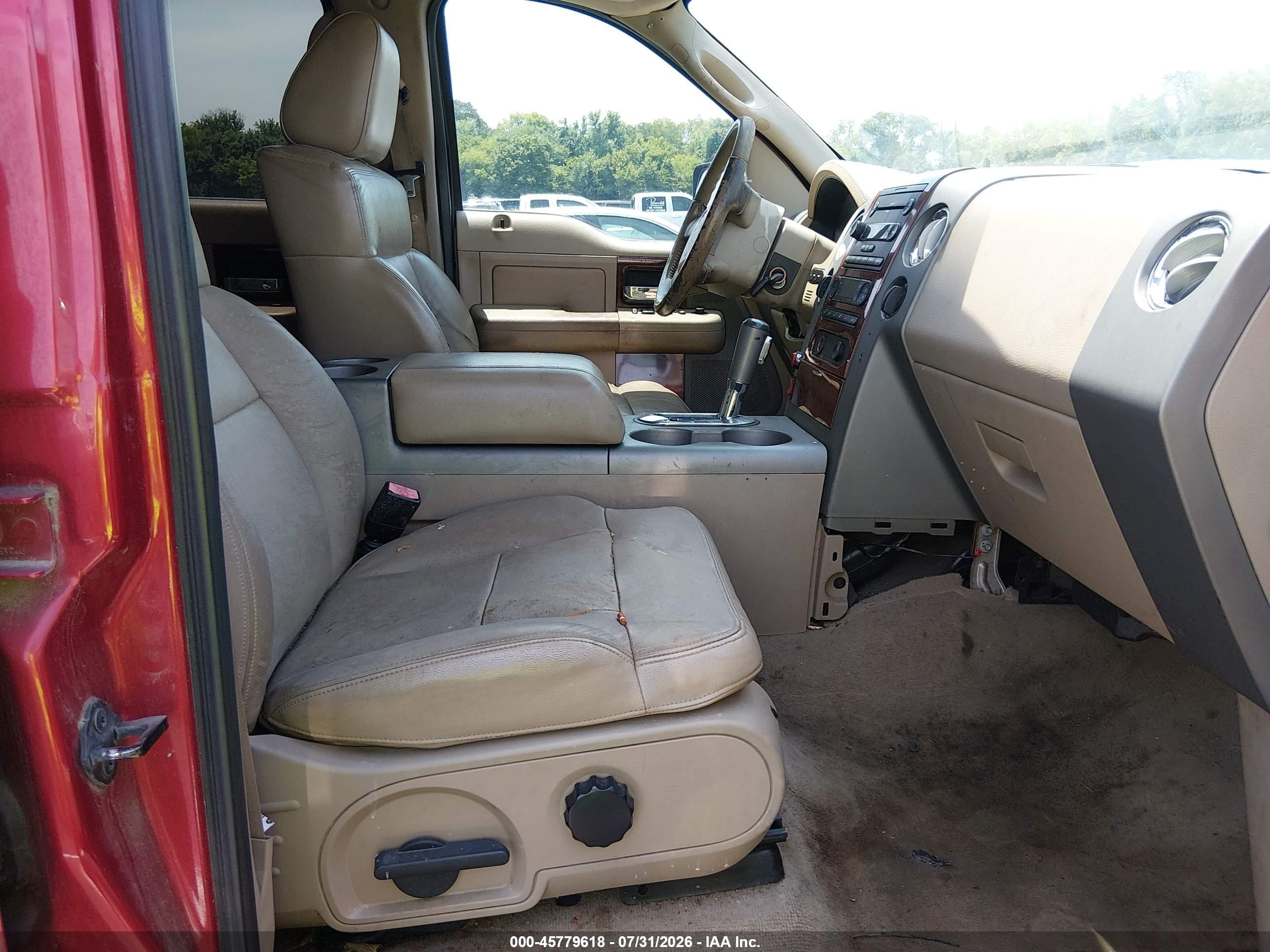 2007 Ford F-150 Fx4/lariat/xlt Red vin: 1FTPW14VX7FA33152