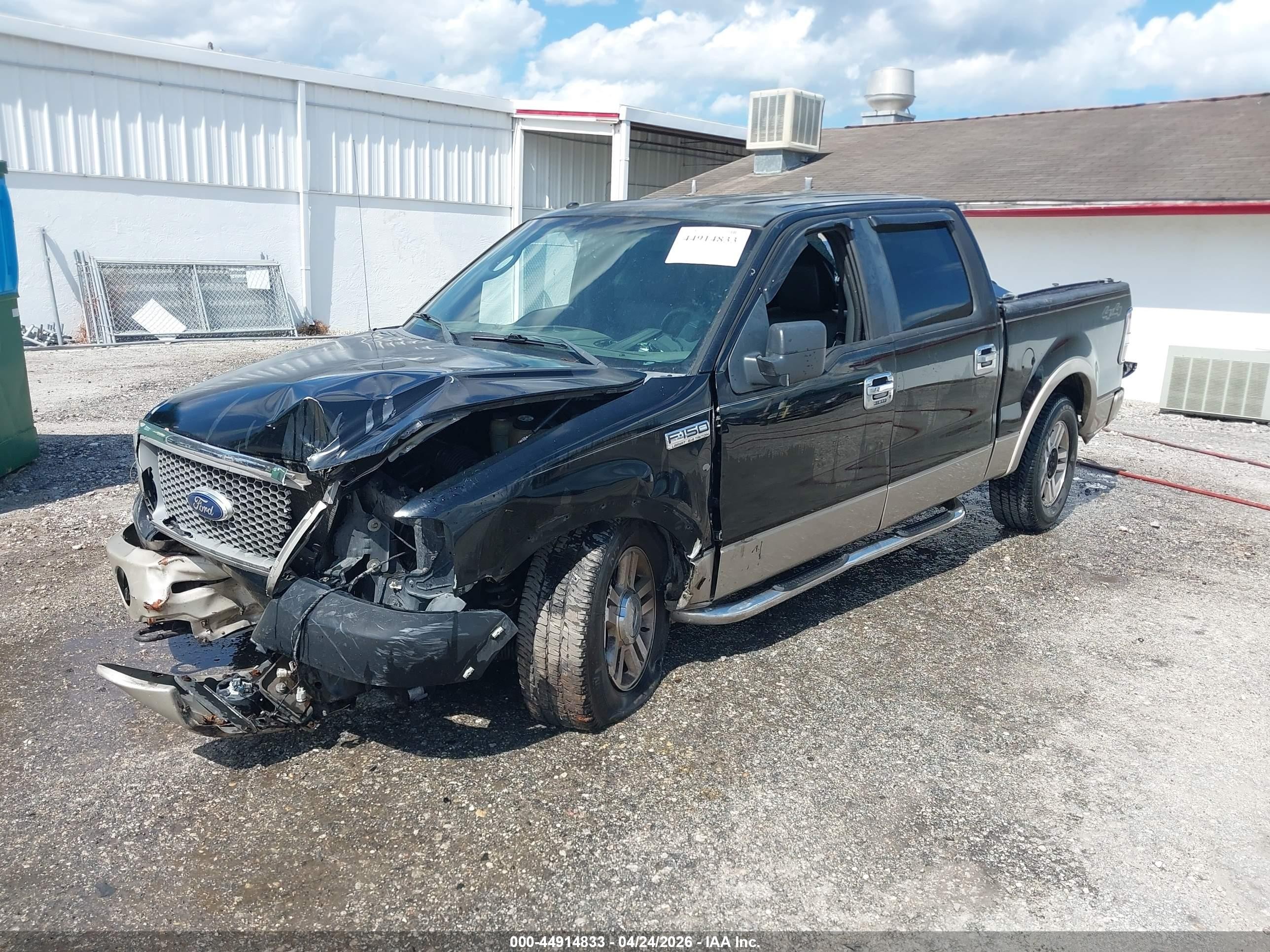 2007 Ford F-150   Black vin: 1FTPW14VX7FA56396