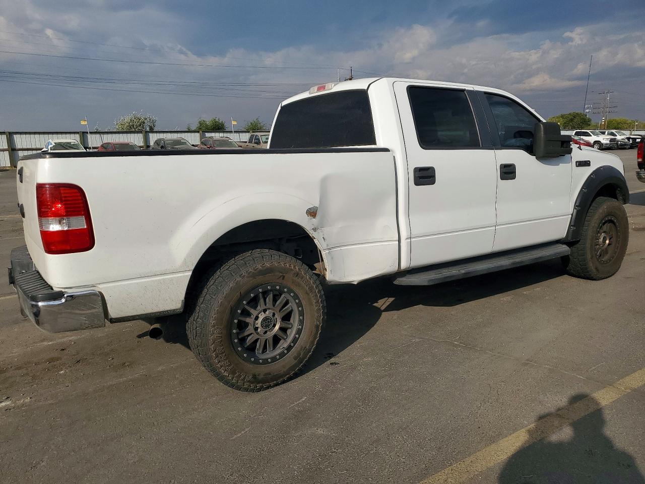 2007 Ford F150 Supercrew White vin: 1FTPW14VX7FA75823