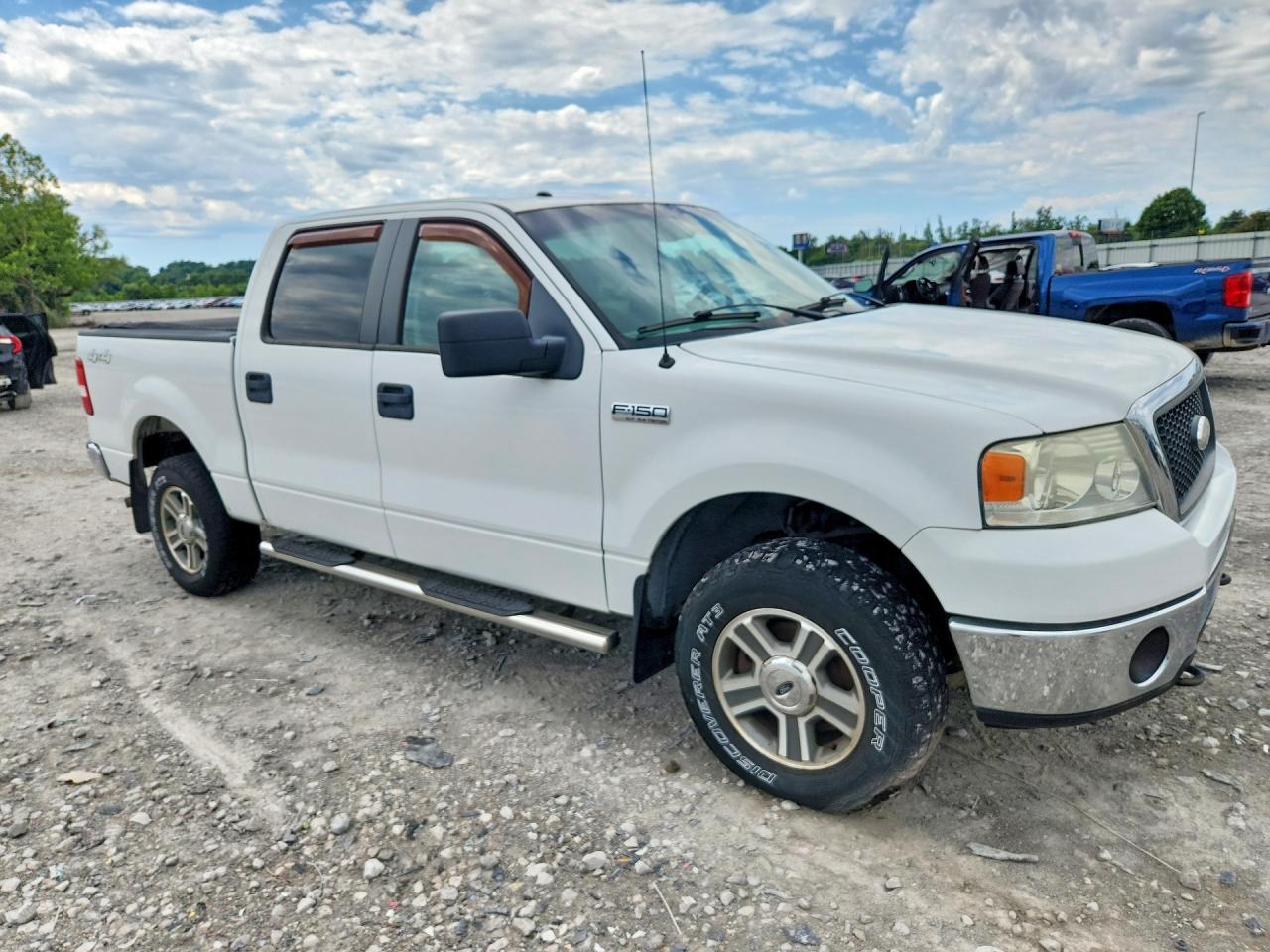 2007 Ford F150 Supercrew White vin: 1FTPW14VX7FB88445