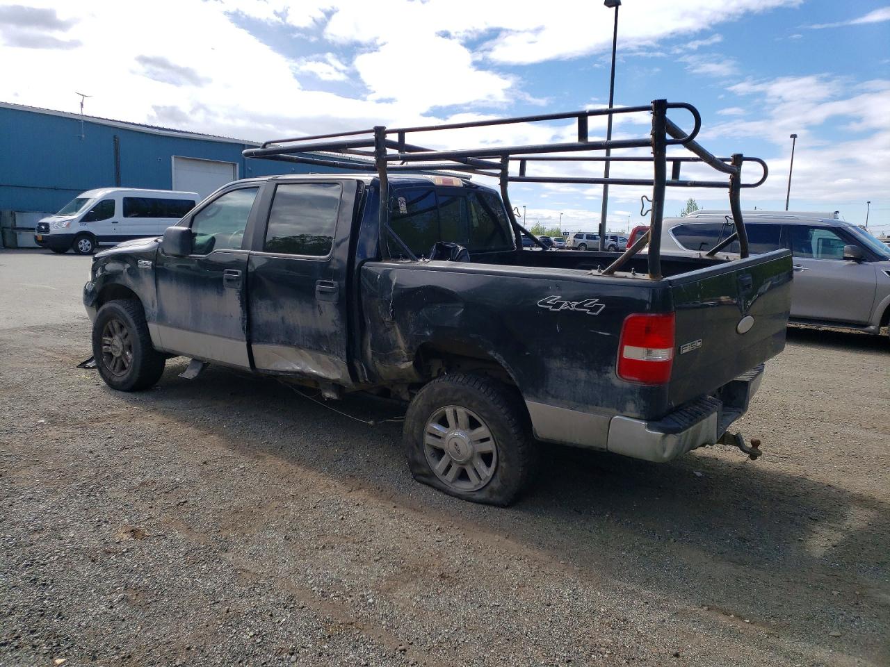 2007 Ford F150 Supercrew Black vin: 1FTPW14VX7FB88526